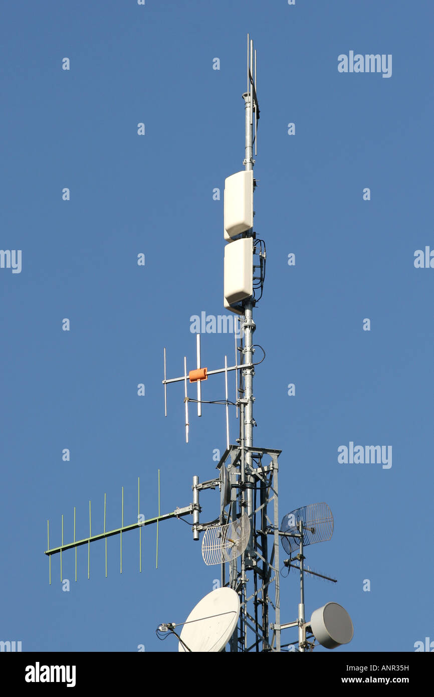 aerial cellular antenna Stock Photo Alamy