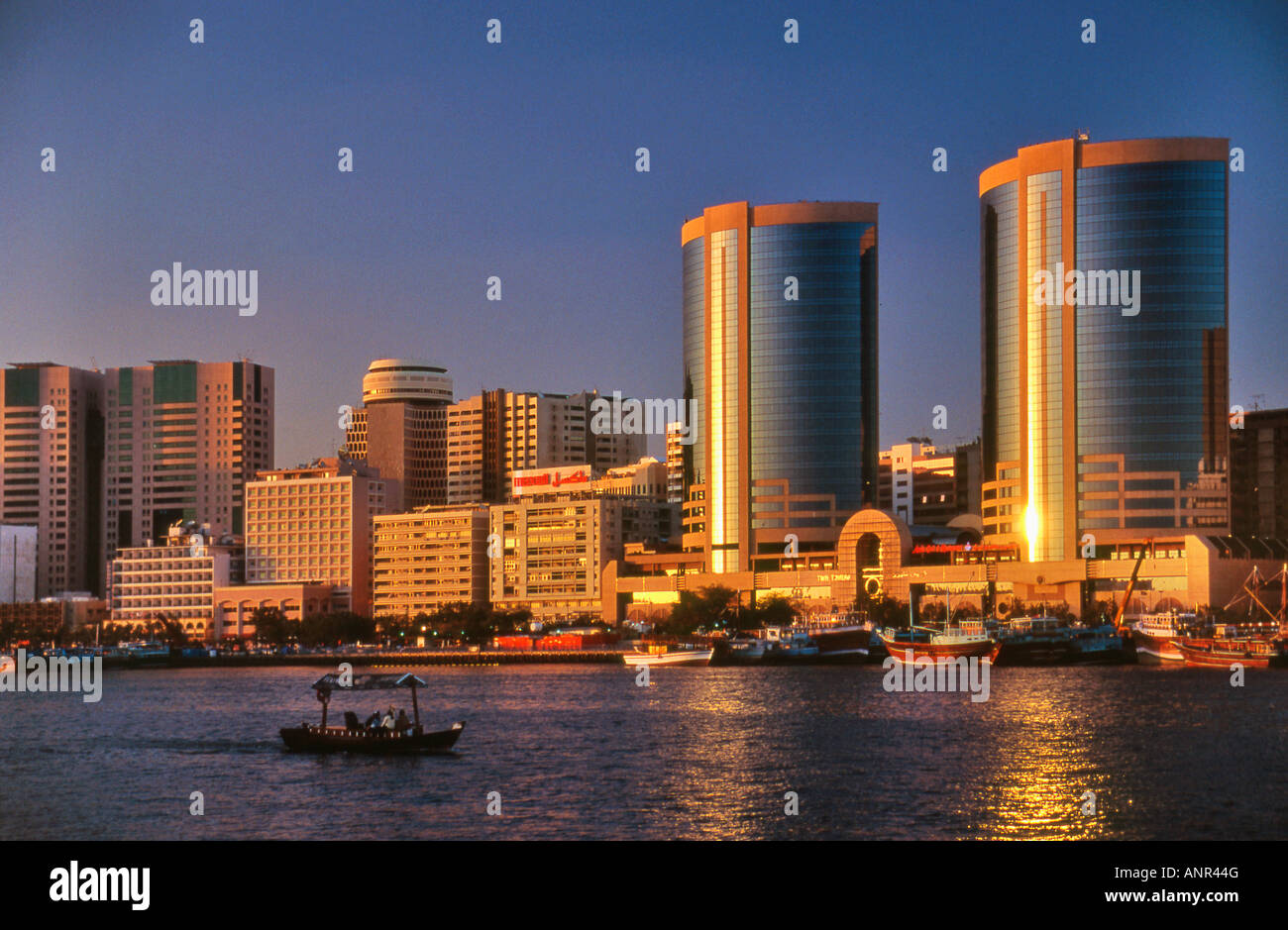 Modern Buildings Dubai U A E Stock Photo