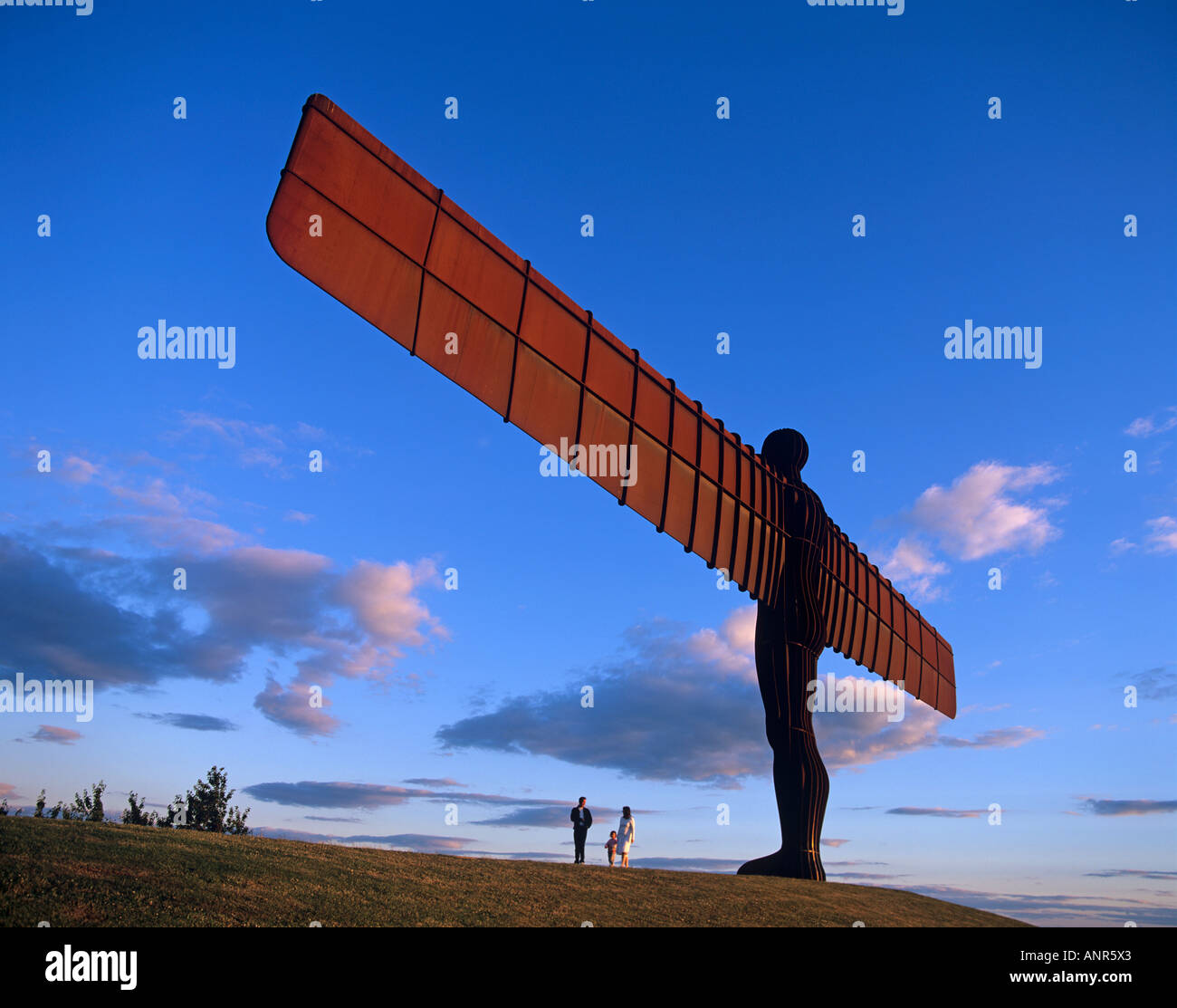 The Angel of the North in Gateshead Tyne & Wear England UK Stock Photo ...