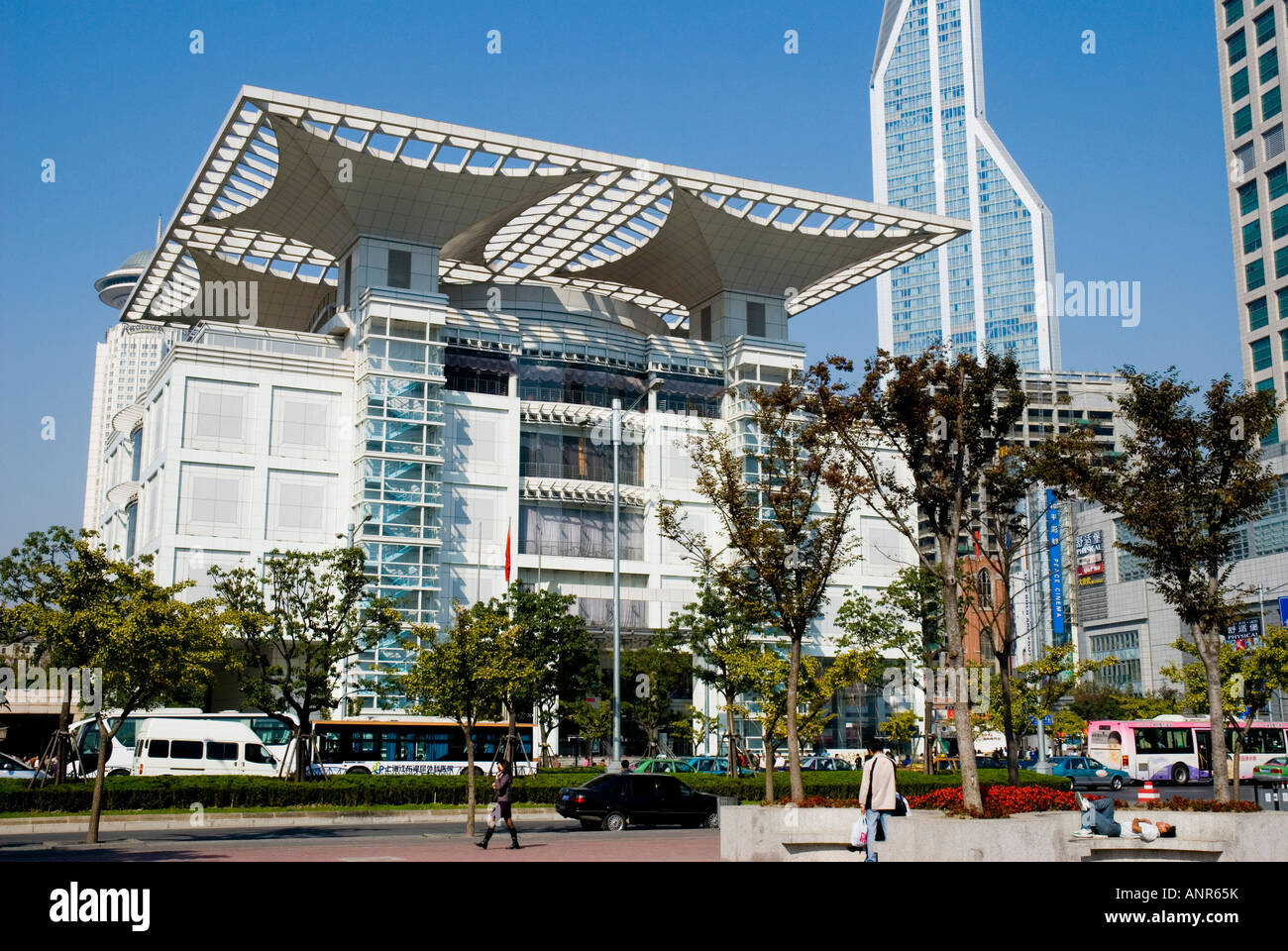 Shanghai Urban Planning Exhibition Hall, Shanghai, China Stock Photo ...