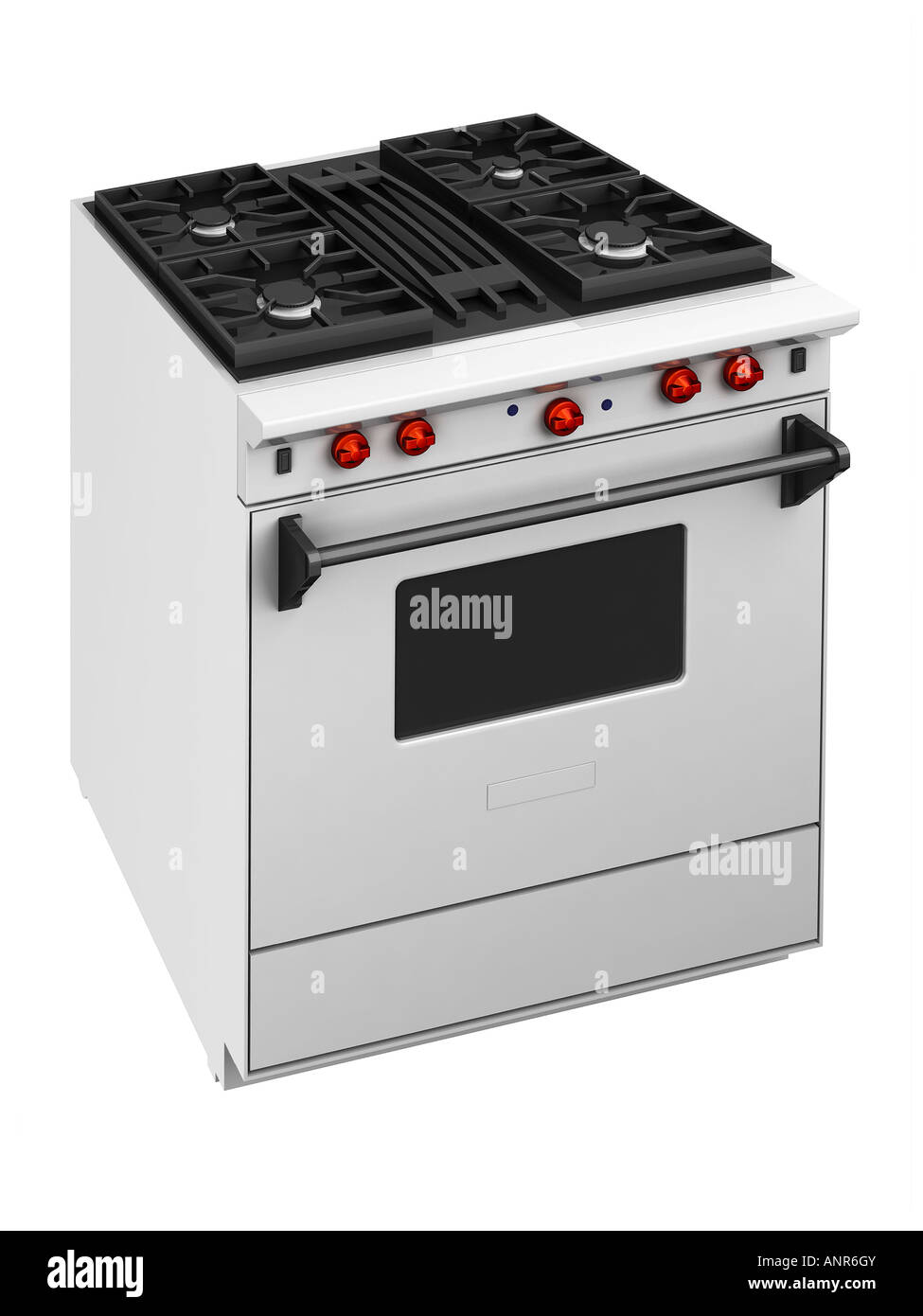 Oven gas cooker cooking range Stock Photo Alamy