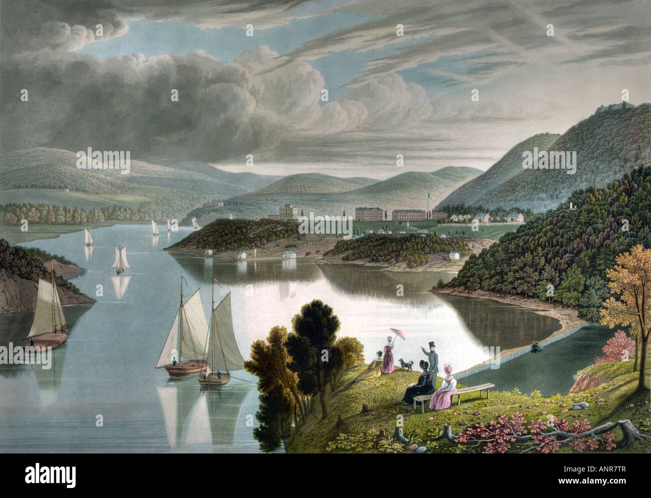 West Point, from above Washington Valley Stock Photo Alamy