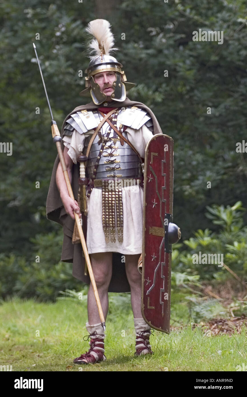 Imerial Roman Legionary Stock Photo