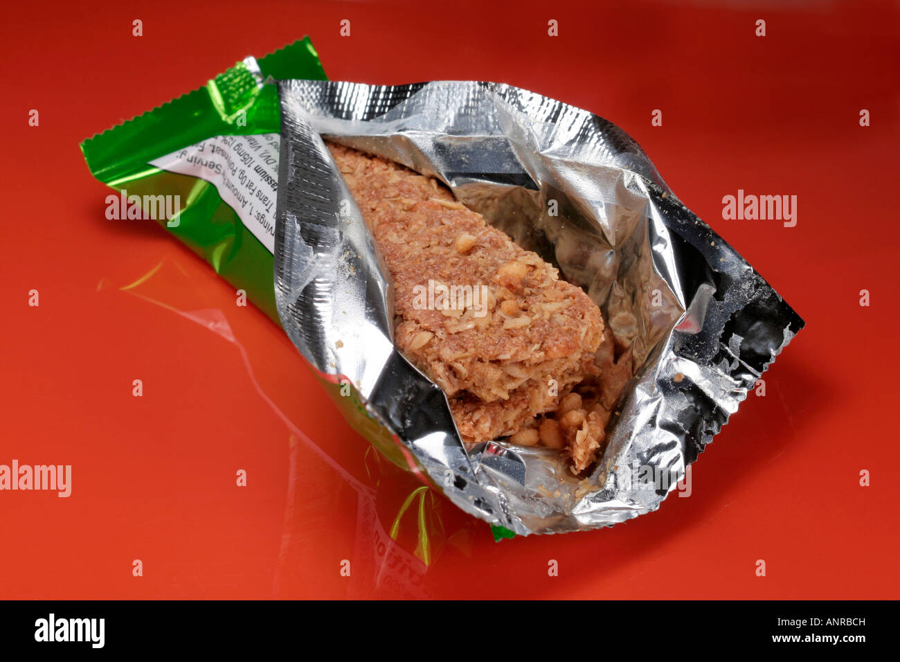 Natural granola bar in package Stock Photo Alamy