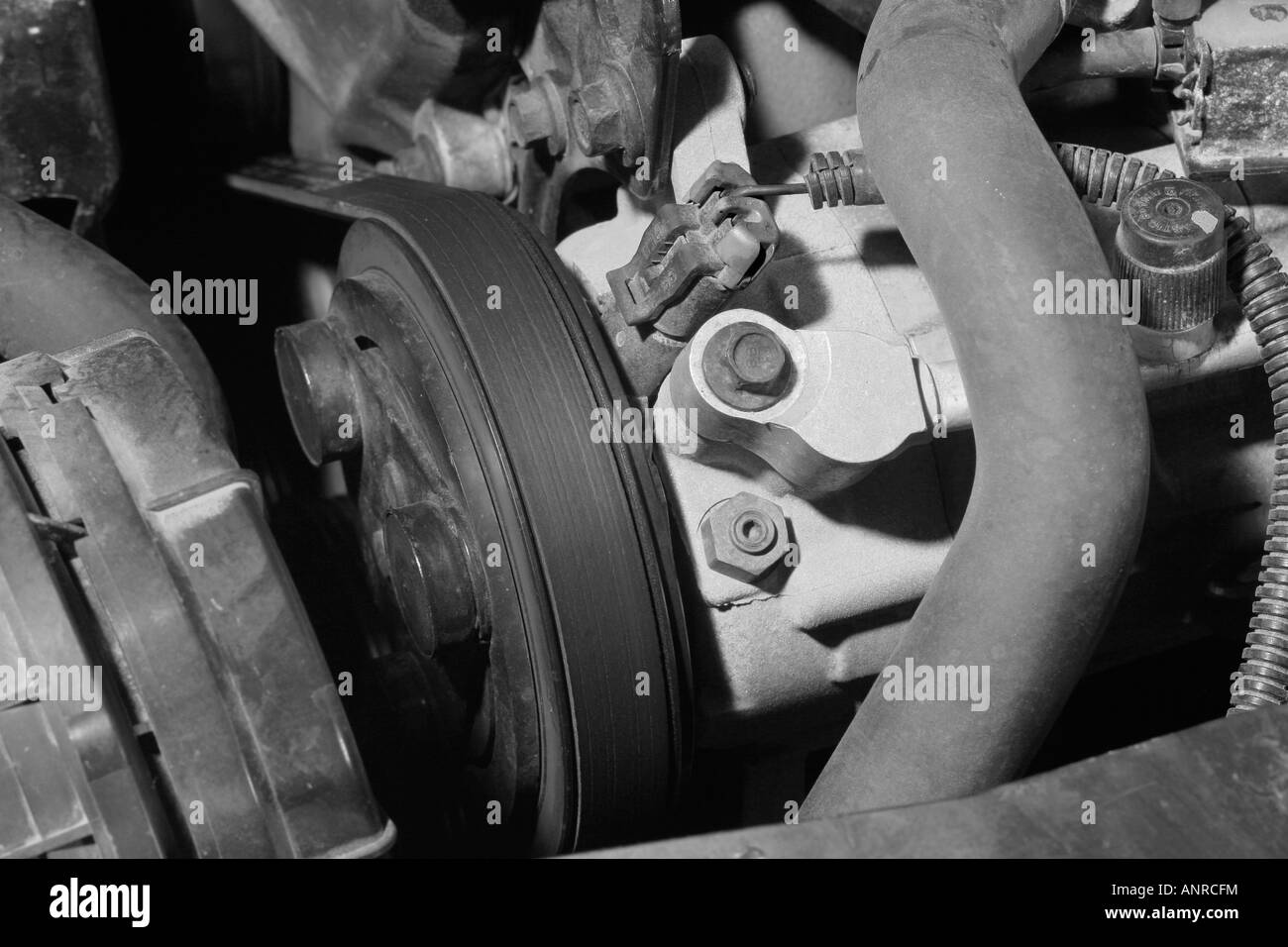 clutch on automobile air conditioner refrigerant pump