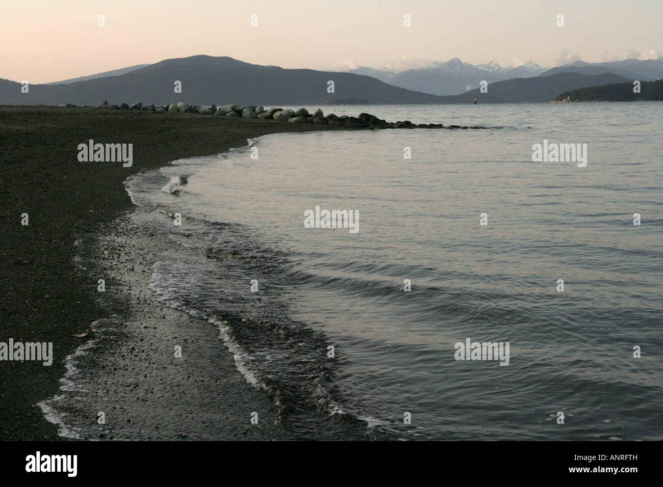 Distant snow capped mountains hi-res stock photography and images - Alamy