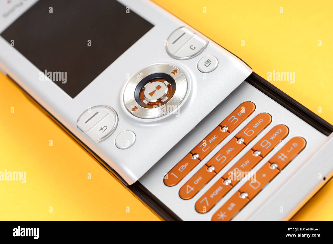 Sony Ericsson W580i slider phone walkman Stock Photo - Alamy