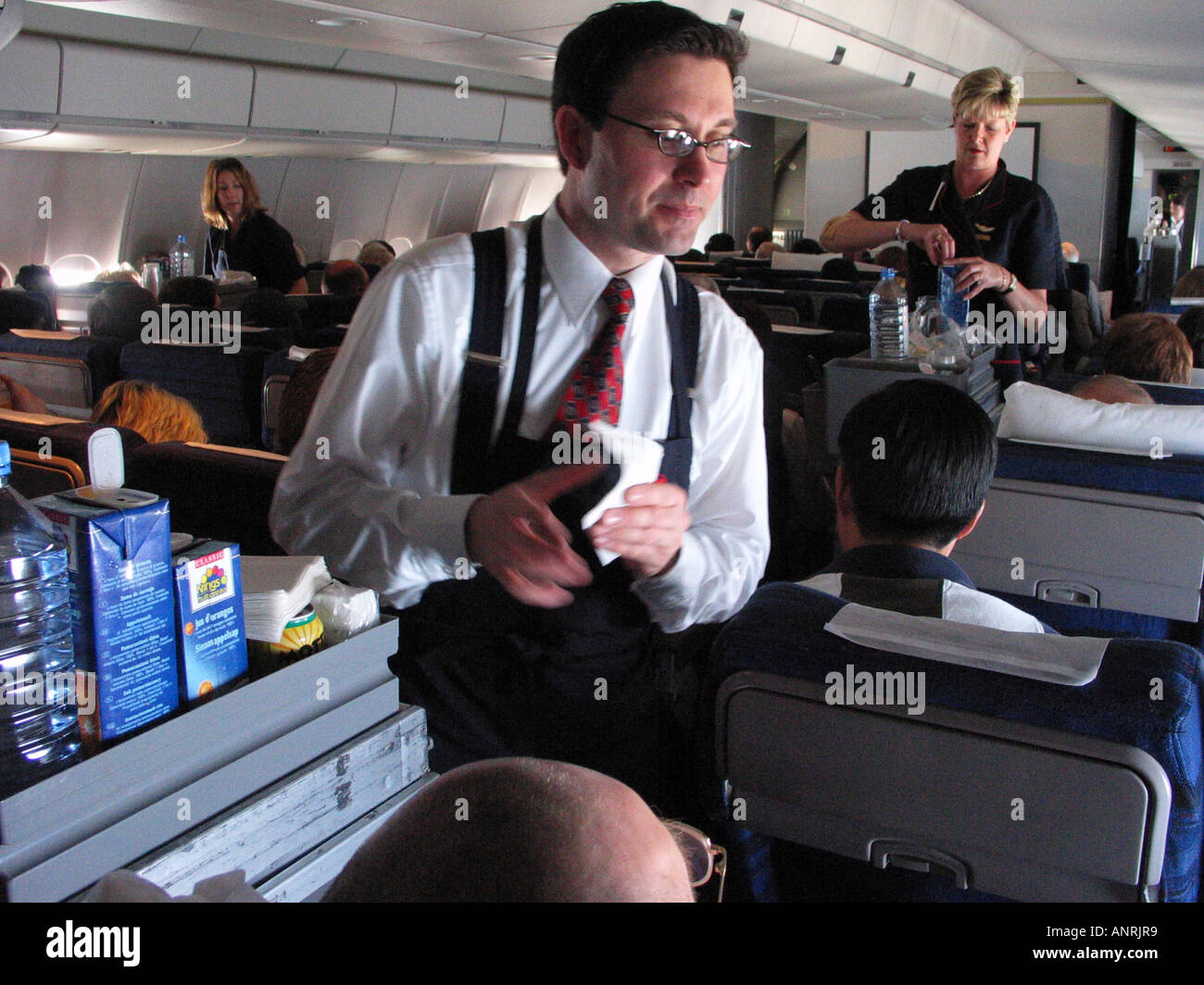 Male flight attendant hires stock photography and images Alamy