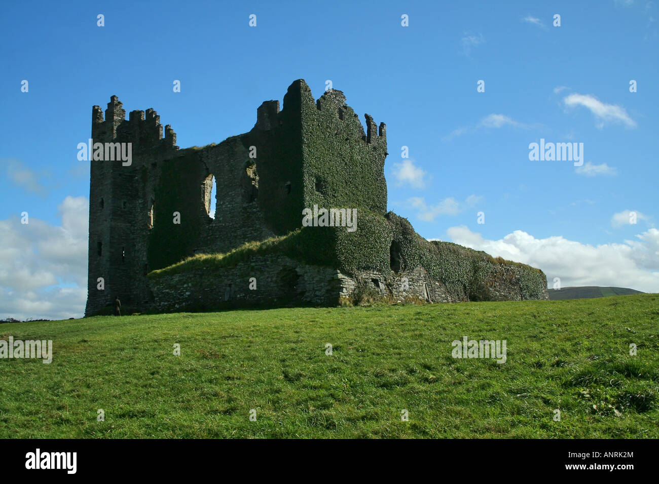 Ballycarbery Castle Caherciveen County Kerry Ireland Stock Photo