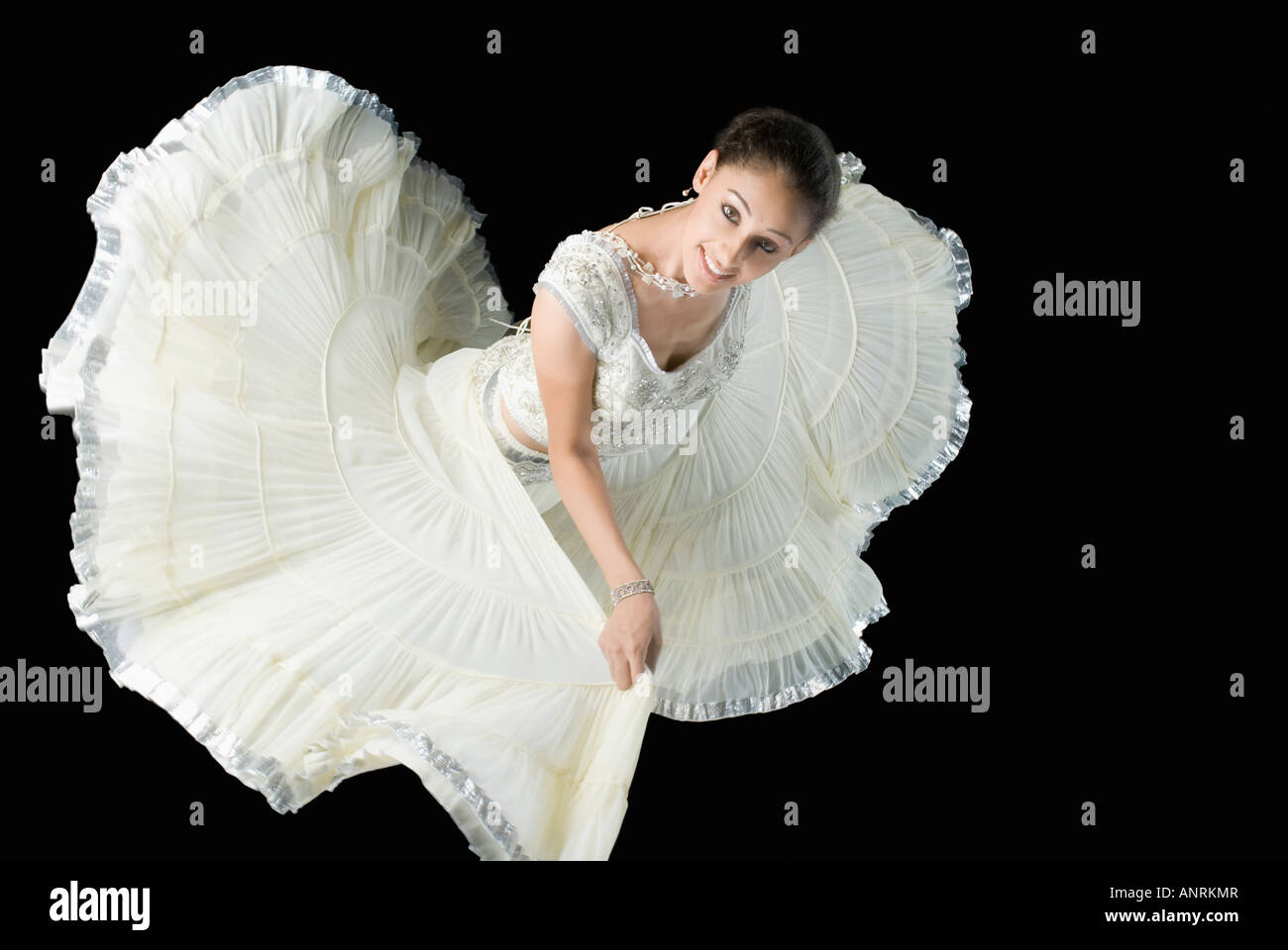Woman dancing in lehenga choli hi-res stock photography and images - Alamy