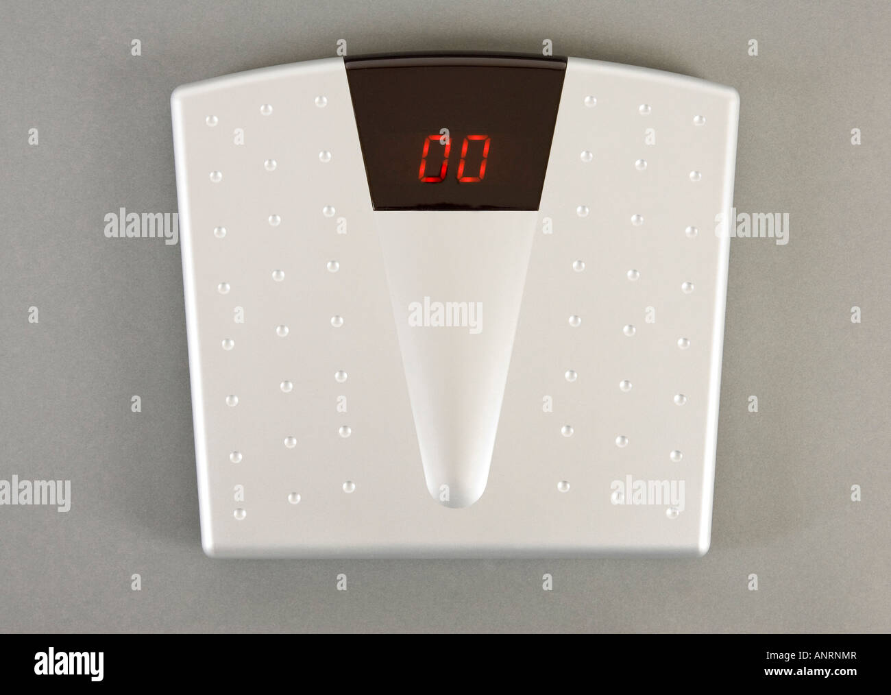 electronic digital bathroom scales Stock Photo