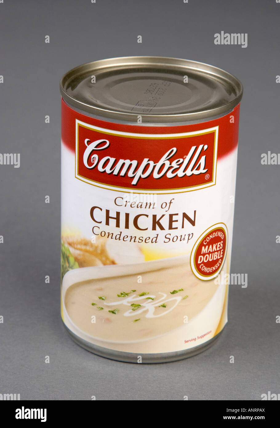 tin of Campbells chicken soup Stock Photo Alamy