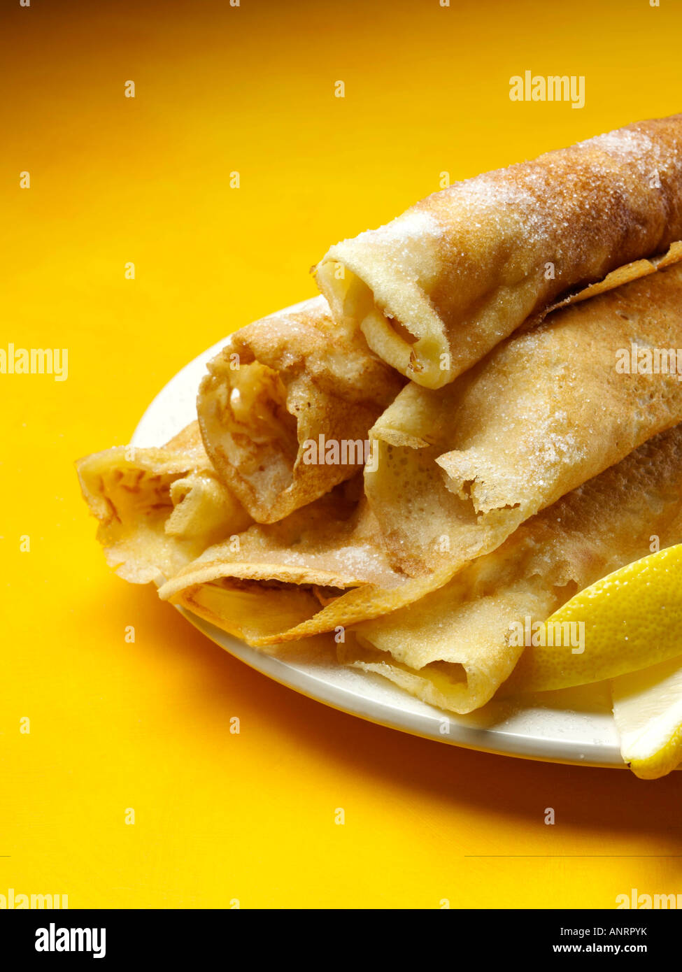 A stack of Shrove Tuesday pancakes editorial food Stock Photo