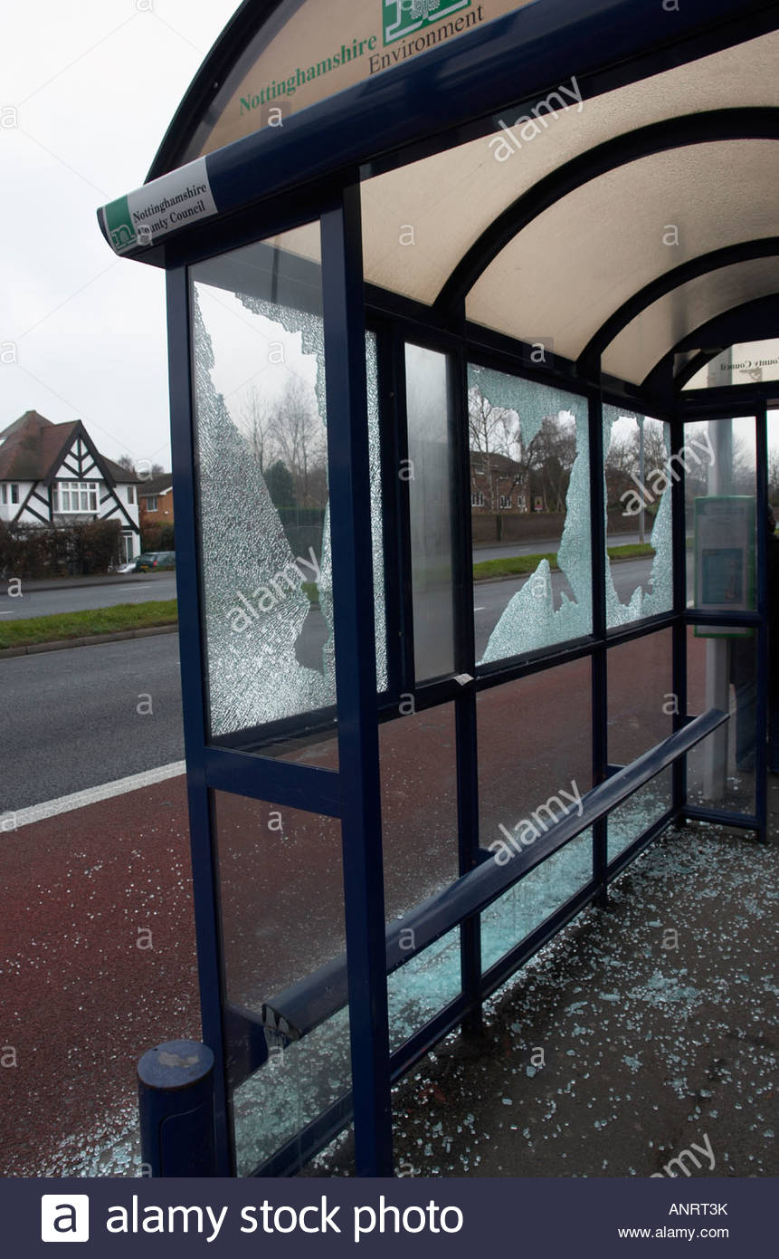 Bus Shelter Nottingham High Resolution Stock Photography and Images - Alamy