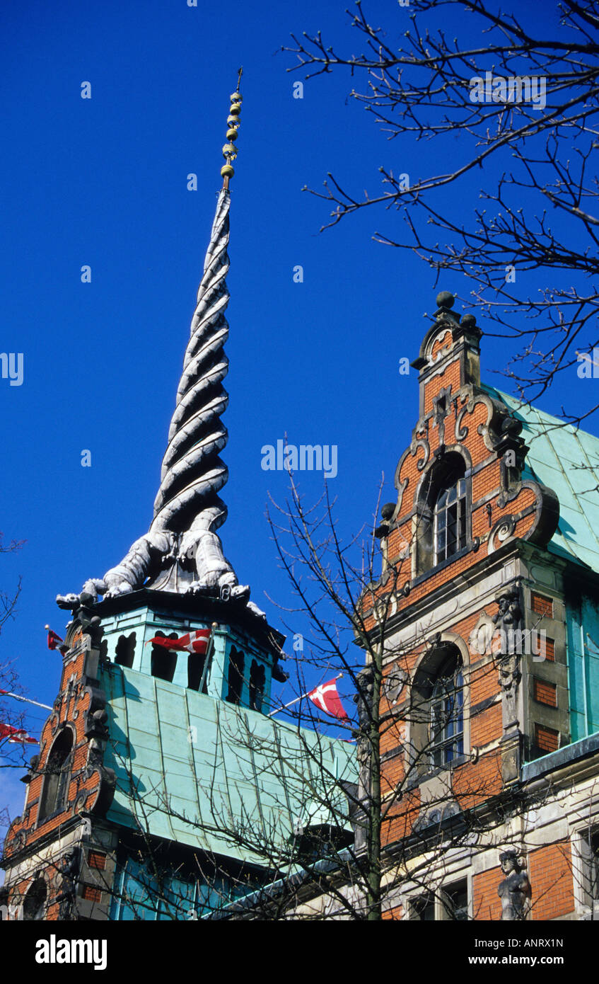 Stock Exchange building COPENHAGEN Denmark Stock Photo