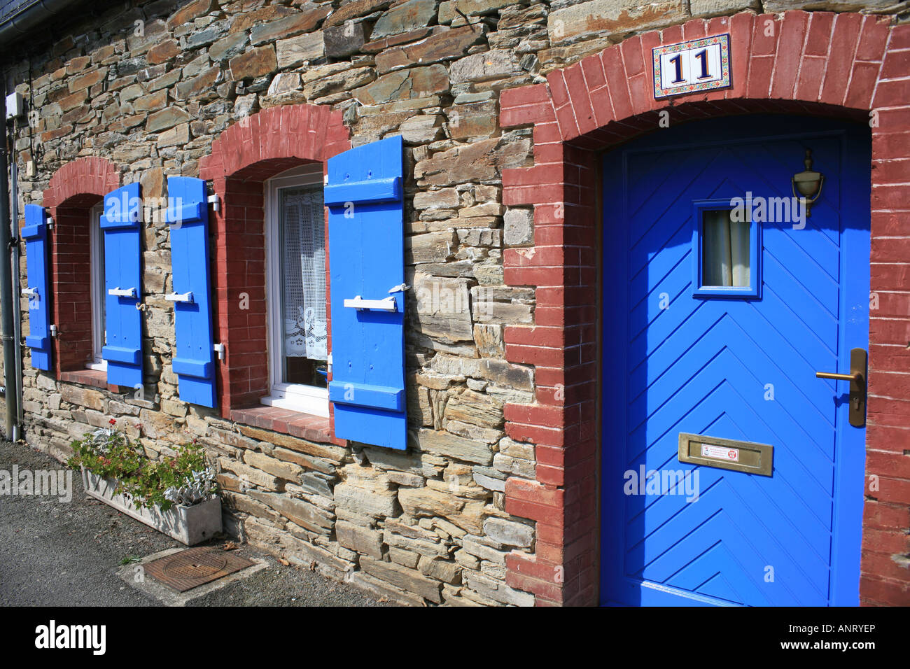 cottage in Lannion, Cotes d'Amour, Brittany, France Stock Photo Alamy