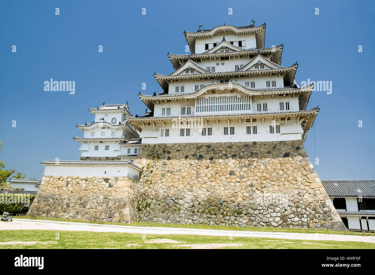 The central tower of Himeji Castle in Himeji Japan Stock Photo Alamy