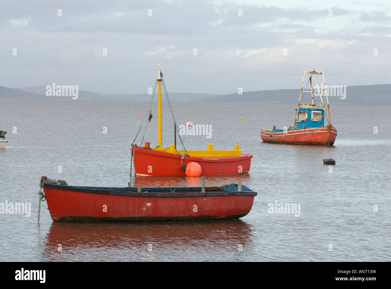 Morecambe Bay Boats Stock Photo - Alamy