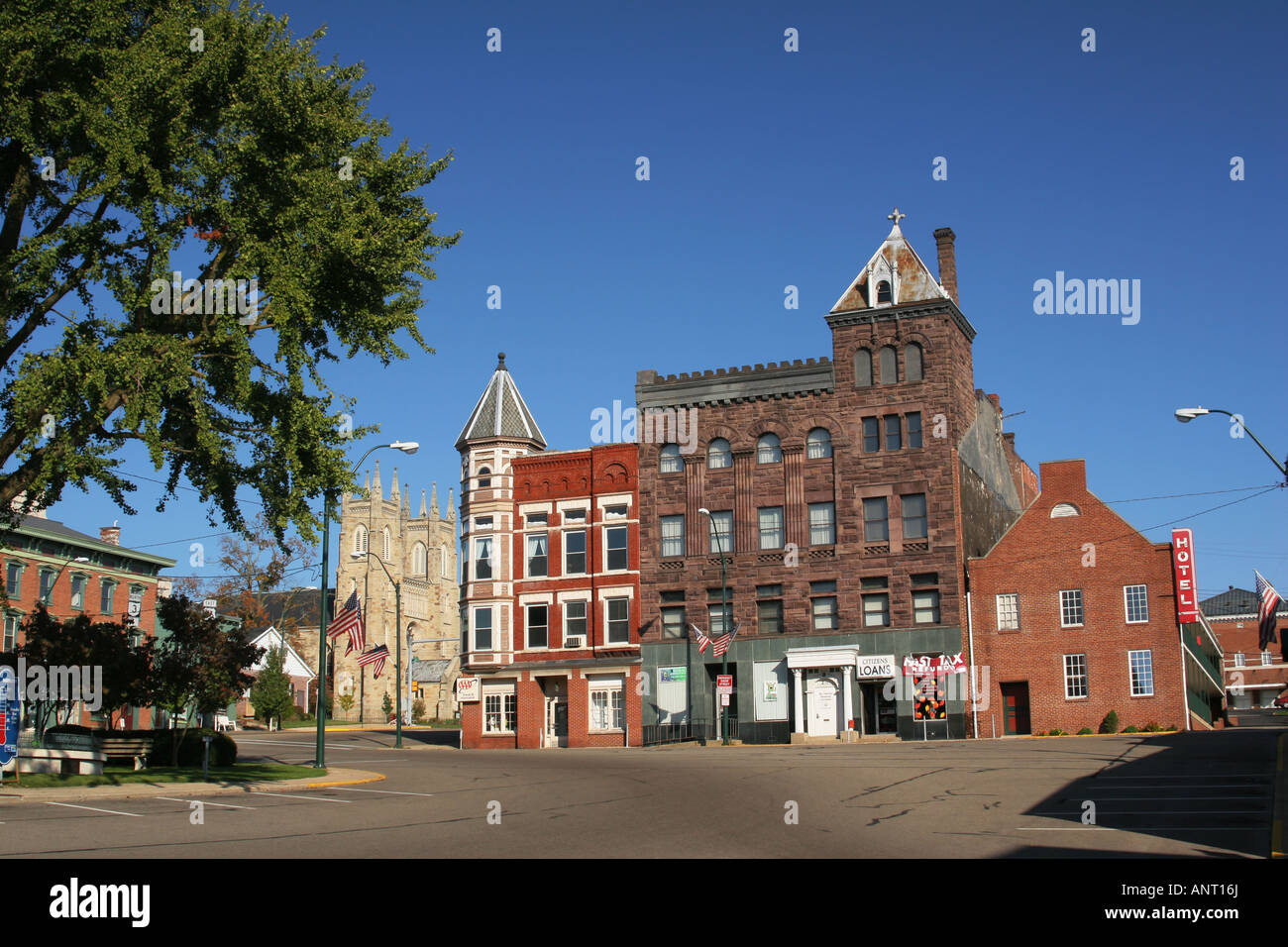 Architecture in Mount Vernon Ohio Stock Photo Alamy