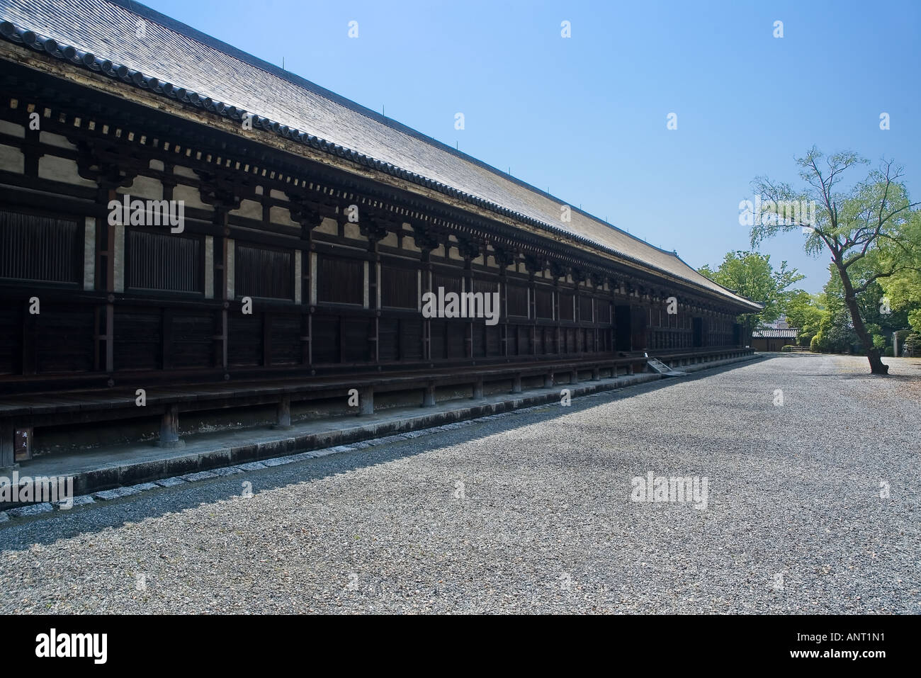Stock Photo Of Sanjusangendo Temple In Kyoto Japan S Longest Wooden Building Stock Photo Alamy
