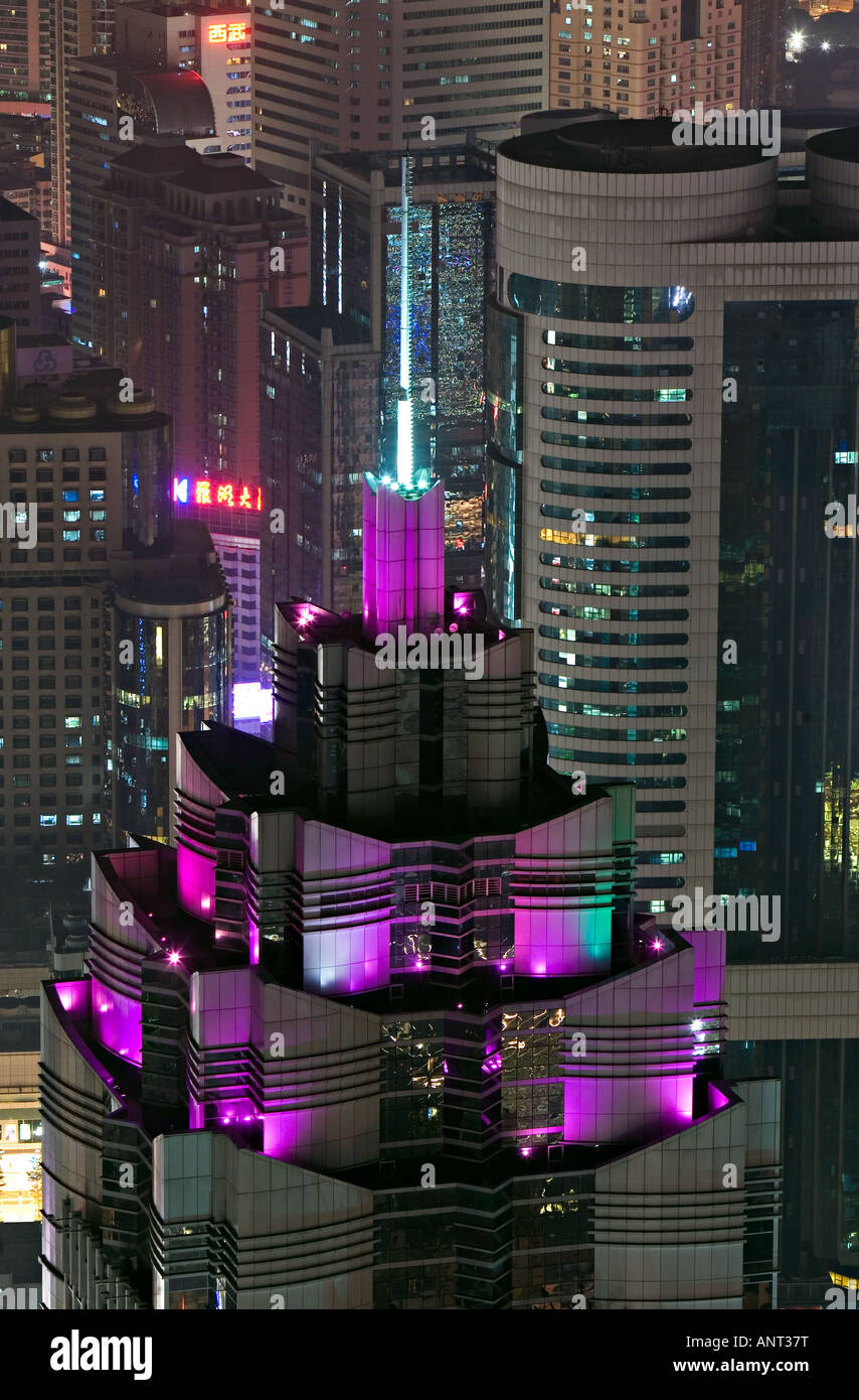 Shenzhen World Finance Centre Tower A Stock Photo, Royalty Free Image ...