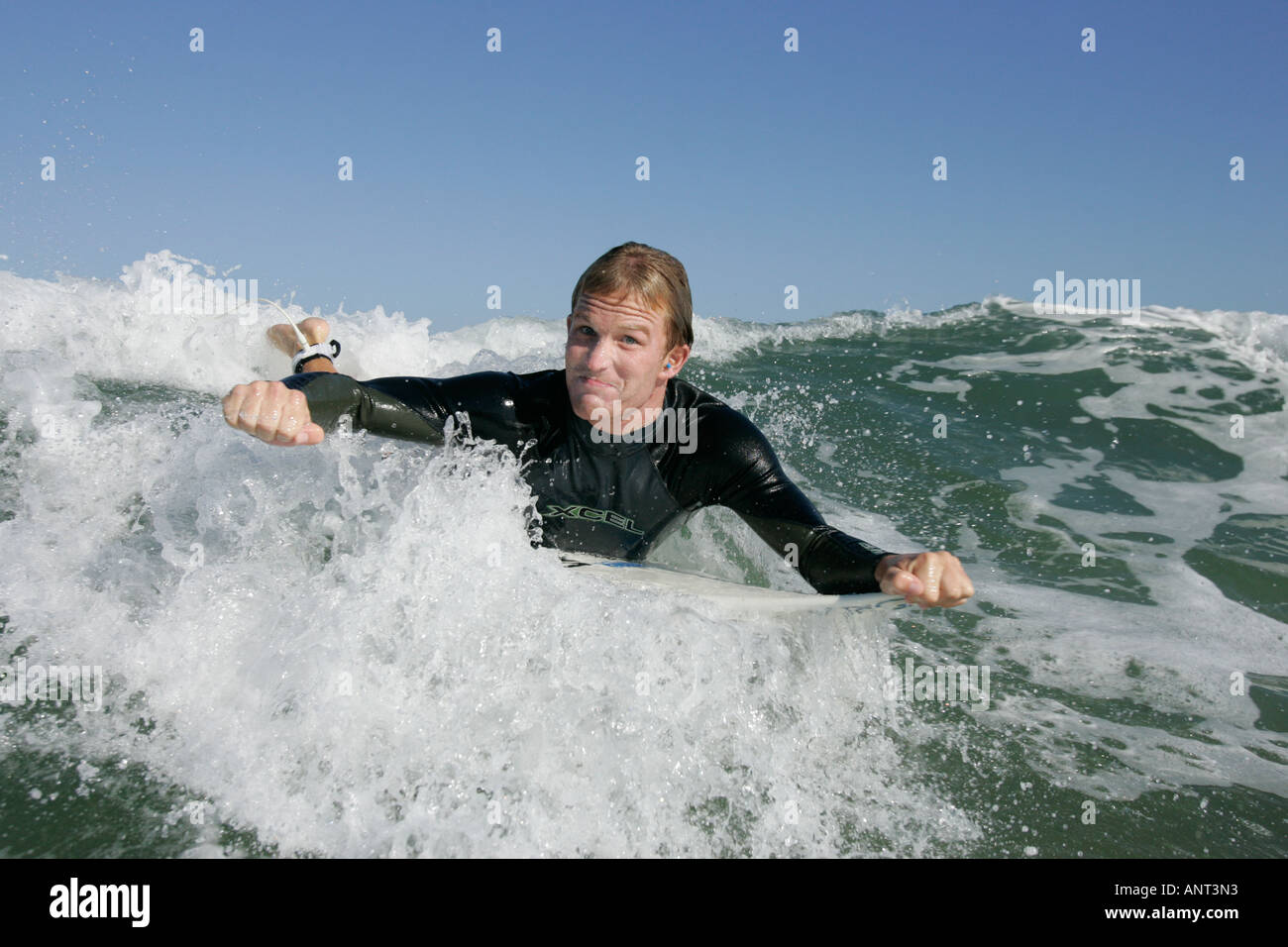 SURF LOCALISM JOEL GRAY HOSSEGOR FRANCE Stock Photo