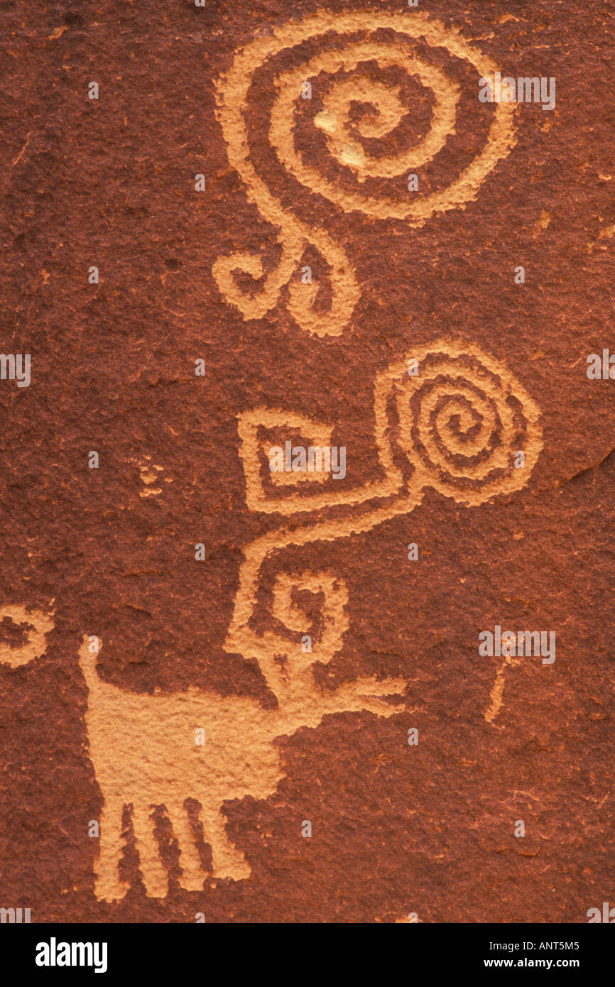 petroglyphs Village of the Great Kivas Zuni Pueblo Indian Reservation