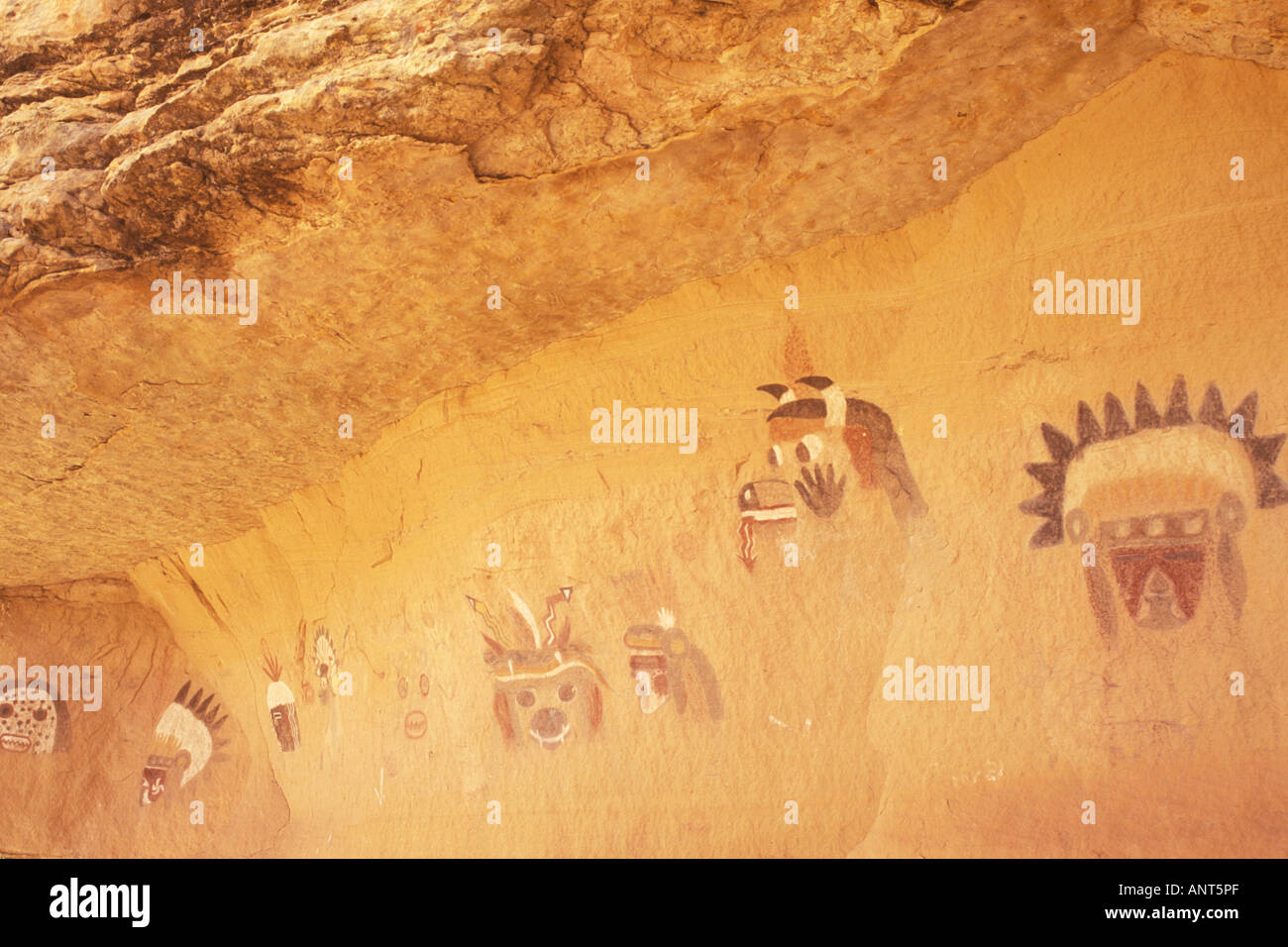 pictographs Village of the Great Kivas Zuni Pueblo Indian Reservation