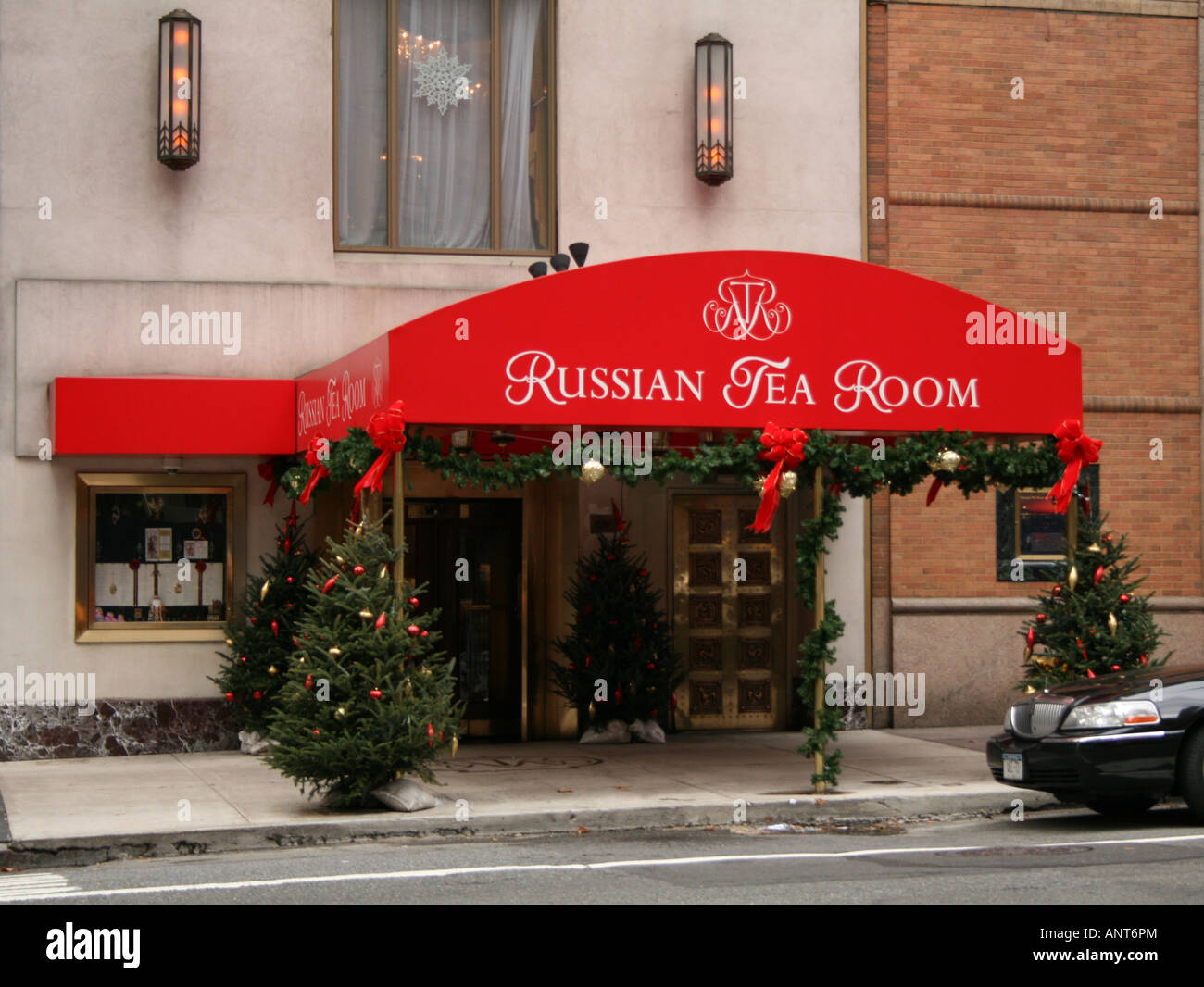 Exterior View Of Entrance To Russian Tea Room Manhattan New