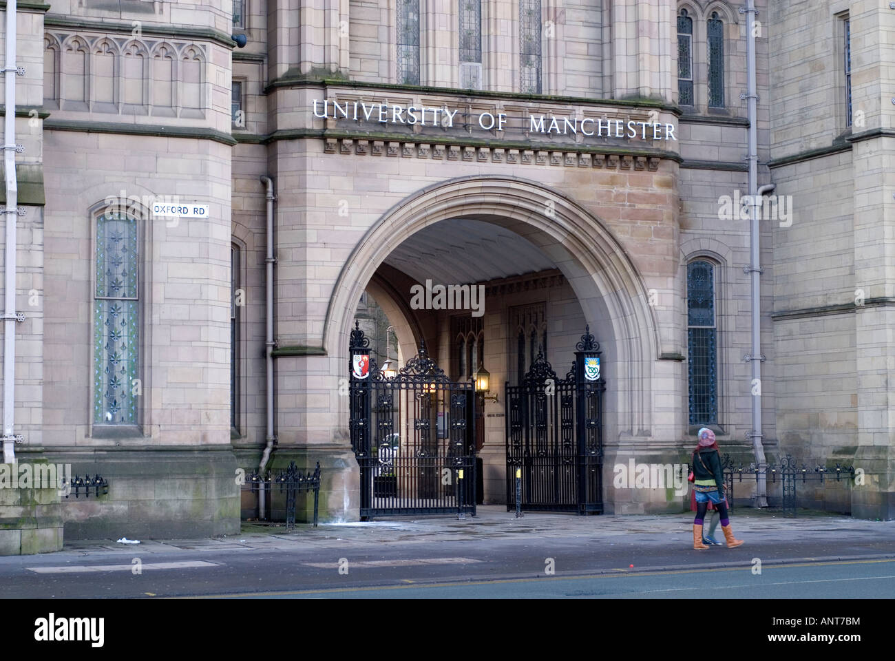 Manchester University UK Stock Photo