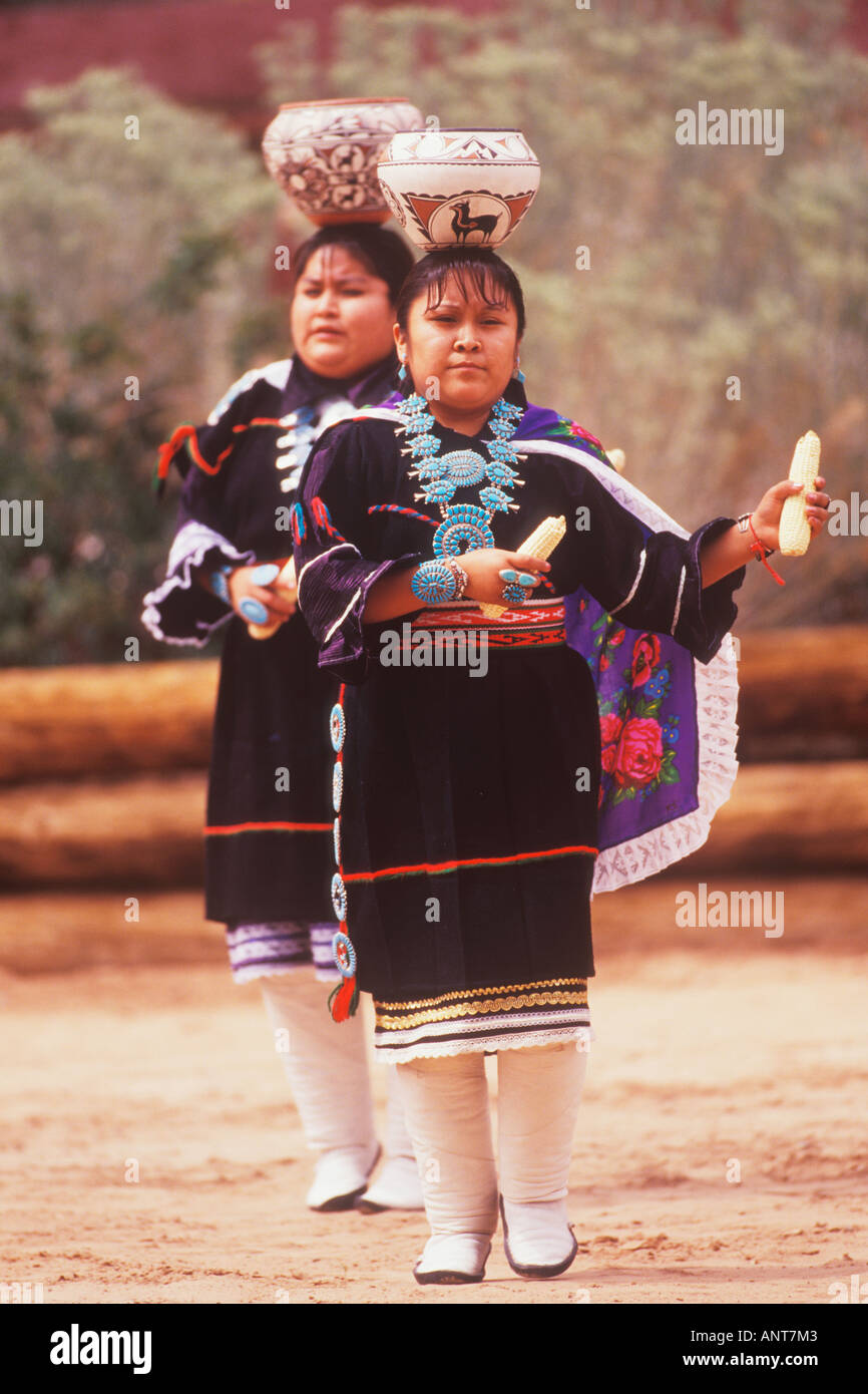 American Indian Zuni Pottery Dance Gallup Inter Tribal Indian