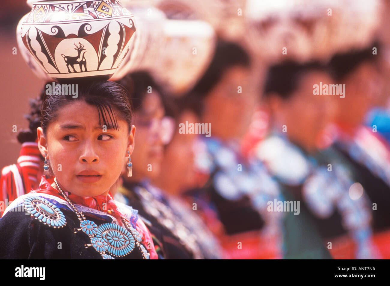 American Indian Zuni Pueblo Indian Olla Maidens Gallup Inter Tribal