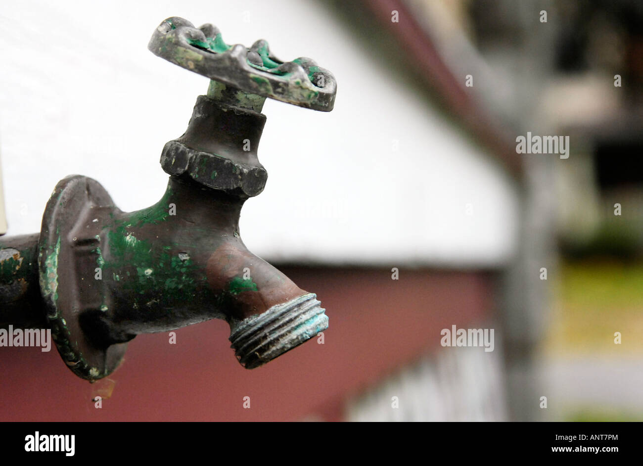 Water Faucet On Outside Of House Stock Photo 15594811 Alamy