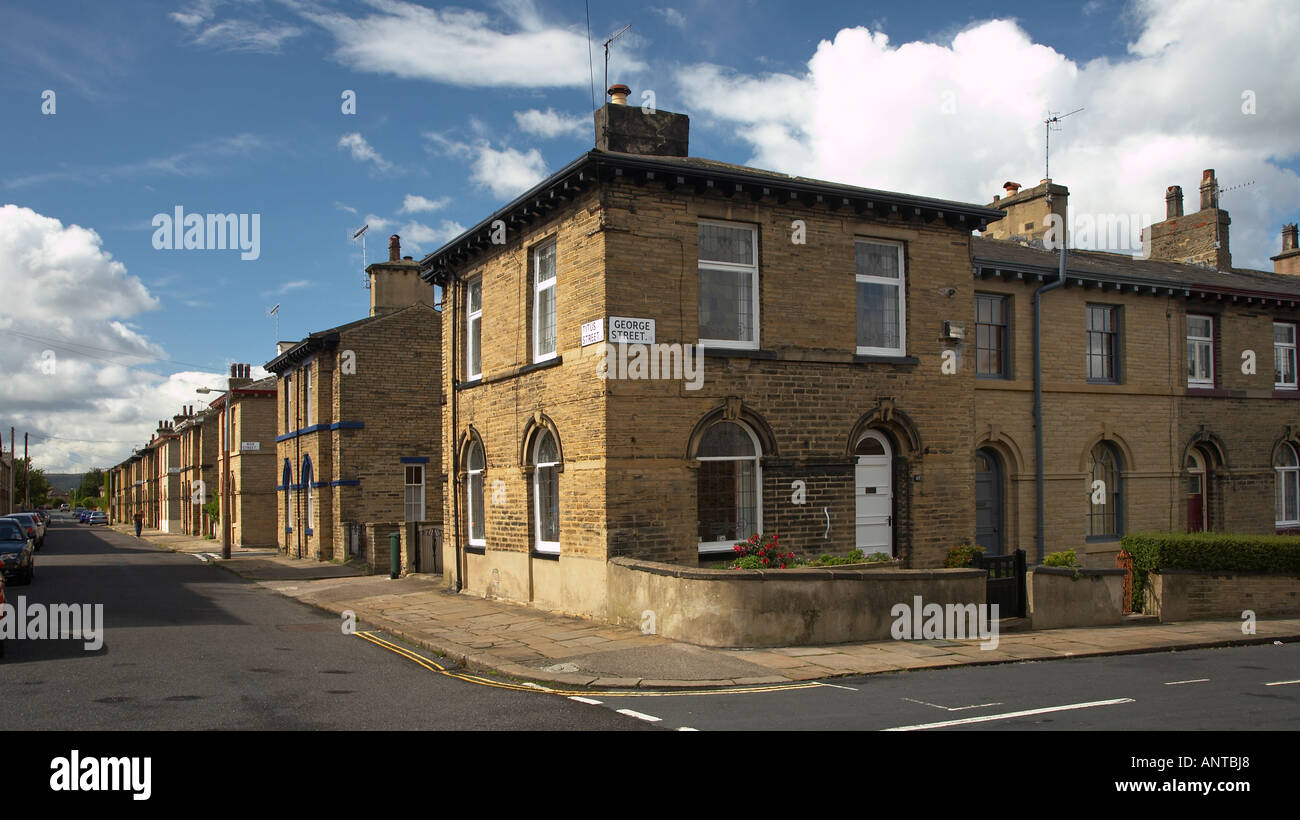 Titus Street and Street Saltaire Shipley Bradford West Yorkshire