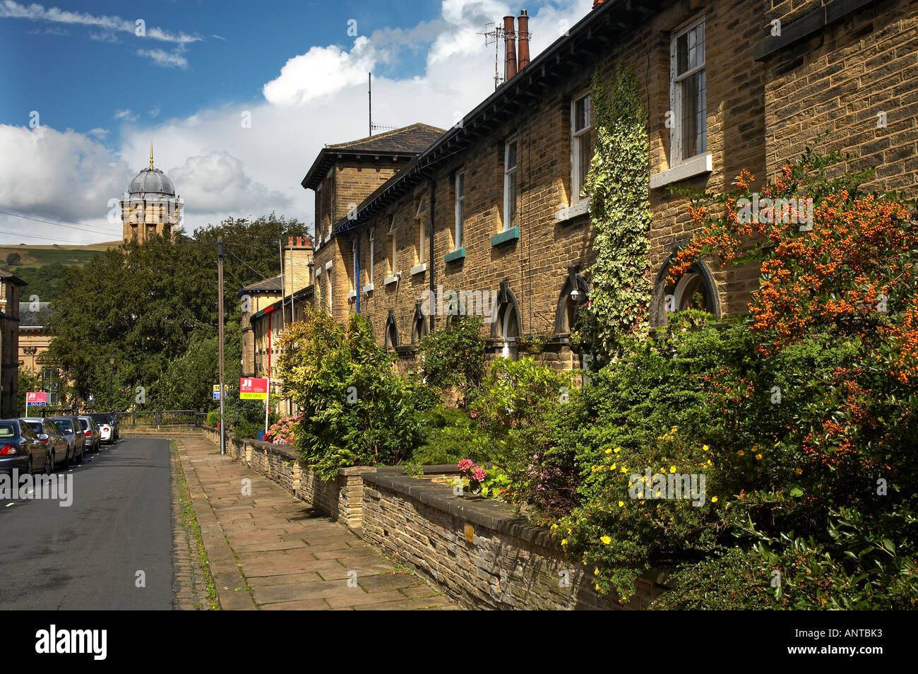 Saltaire west yorkshire titus street hi-res stock photography and ...