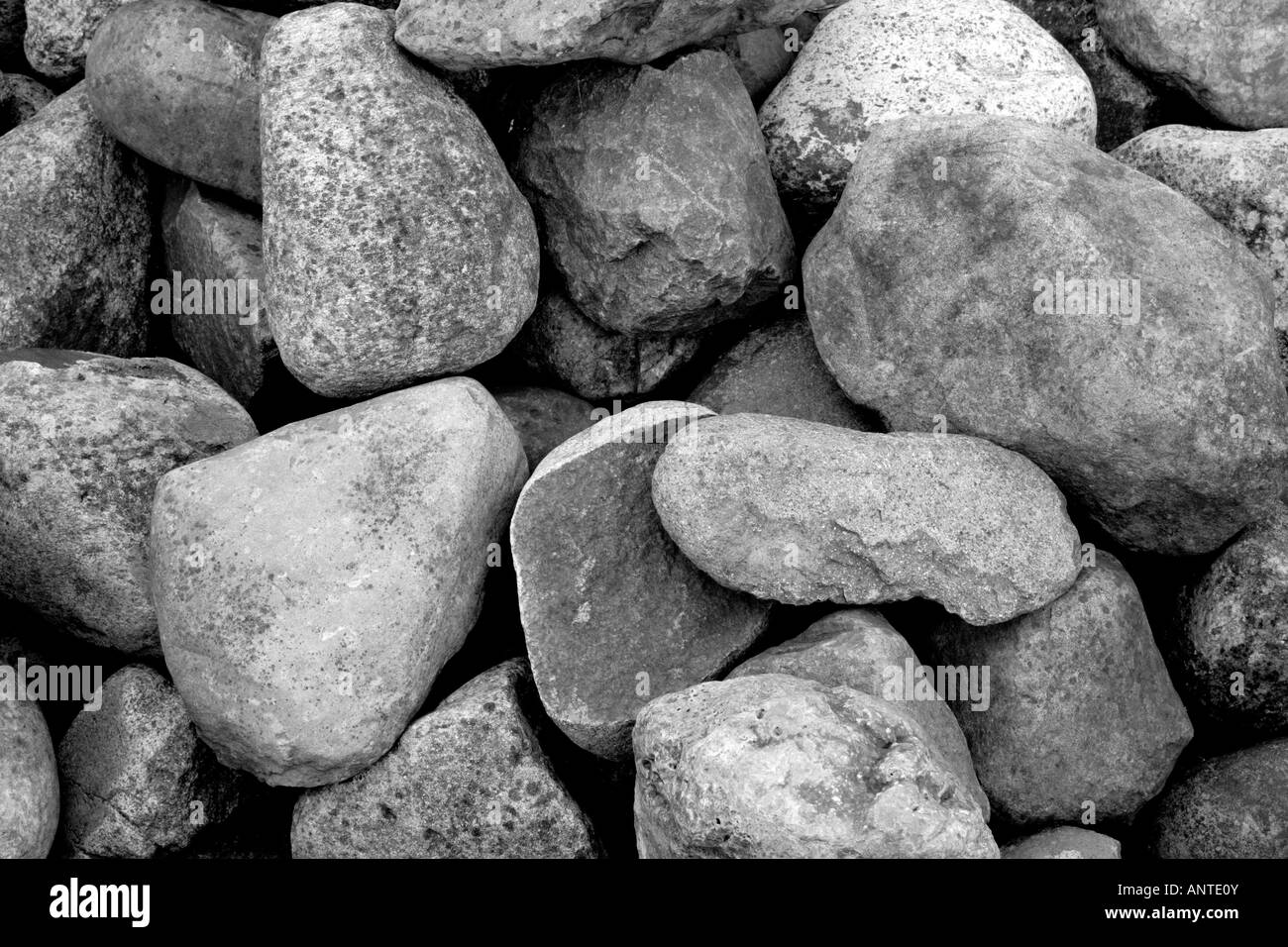 Rocks stones Black and White Stock Photos & Images Alamy