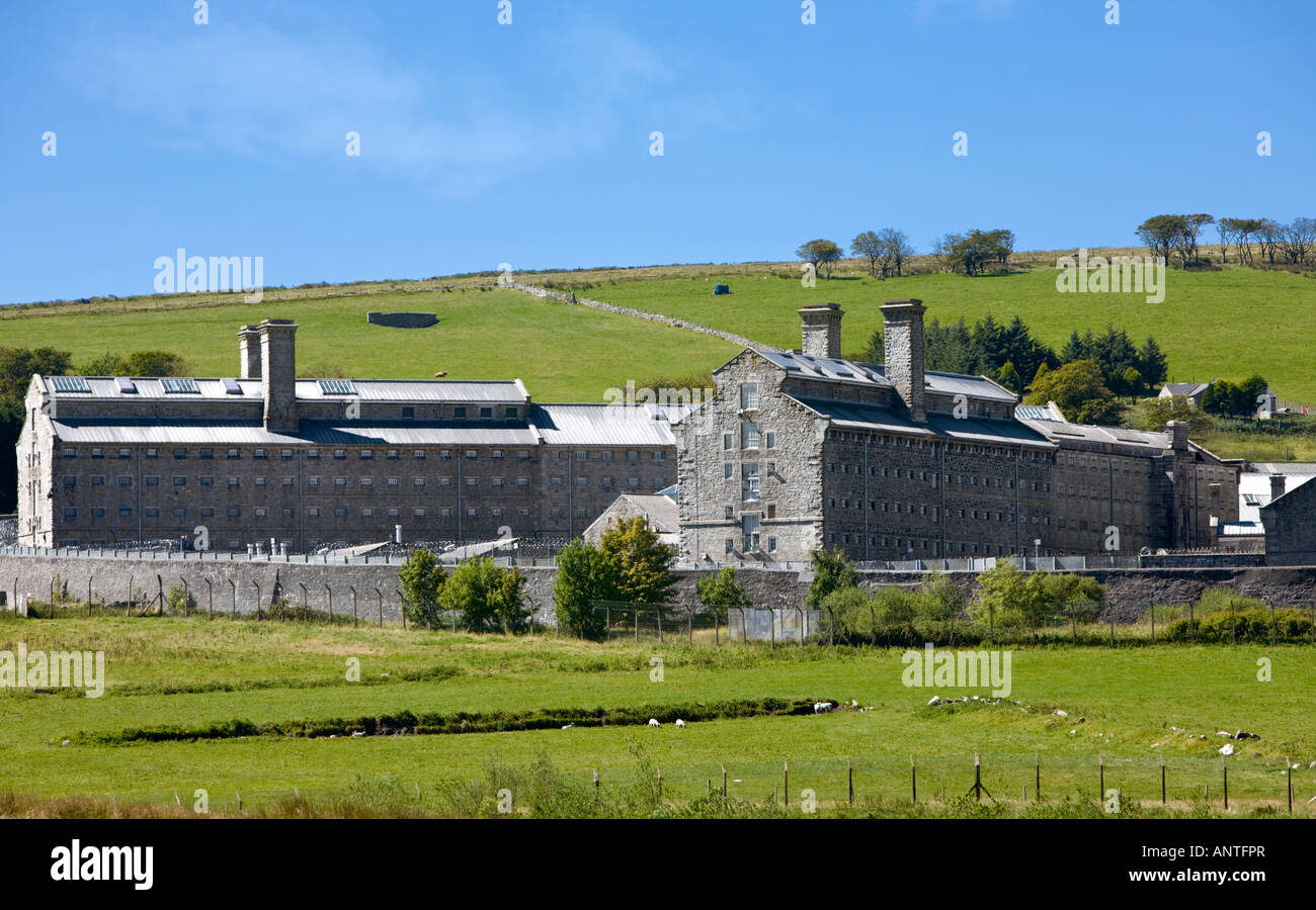 Dartmoor Prison on Dartmoor, Devon, England, UK Stock Photo