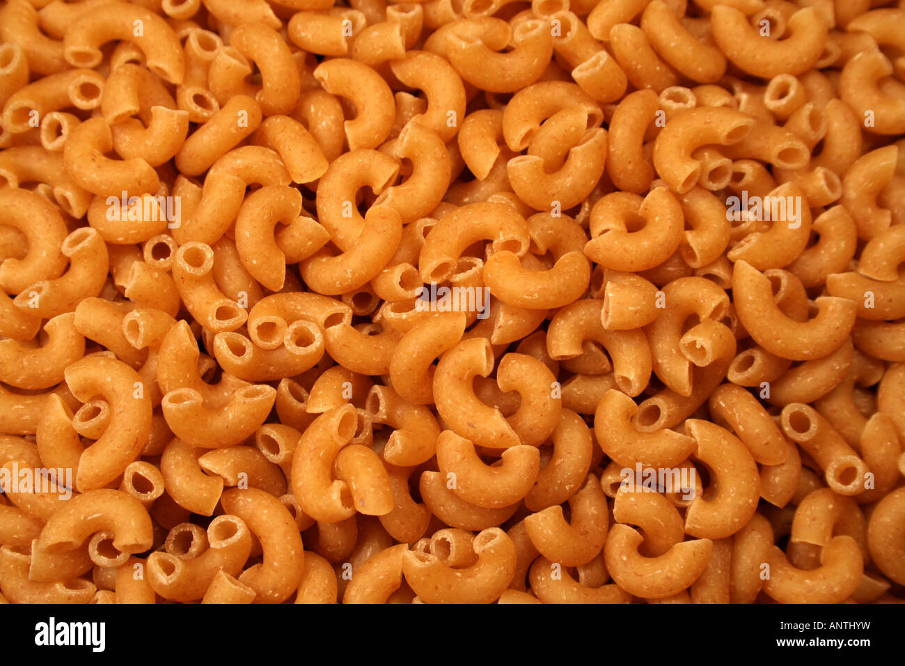 Whole Wheat Macaroni Pile Stock Photo Alamy