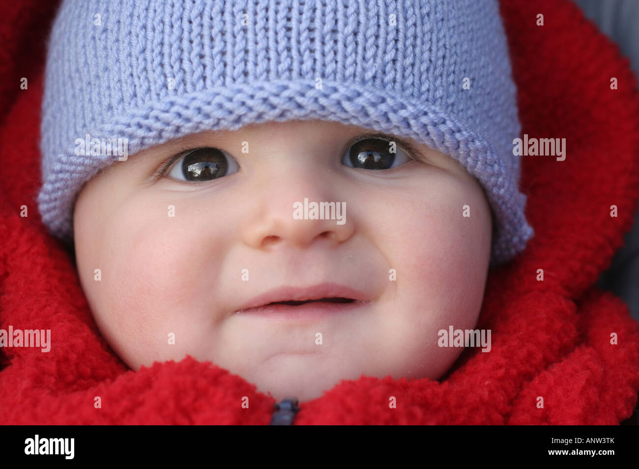 infant red coat