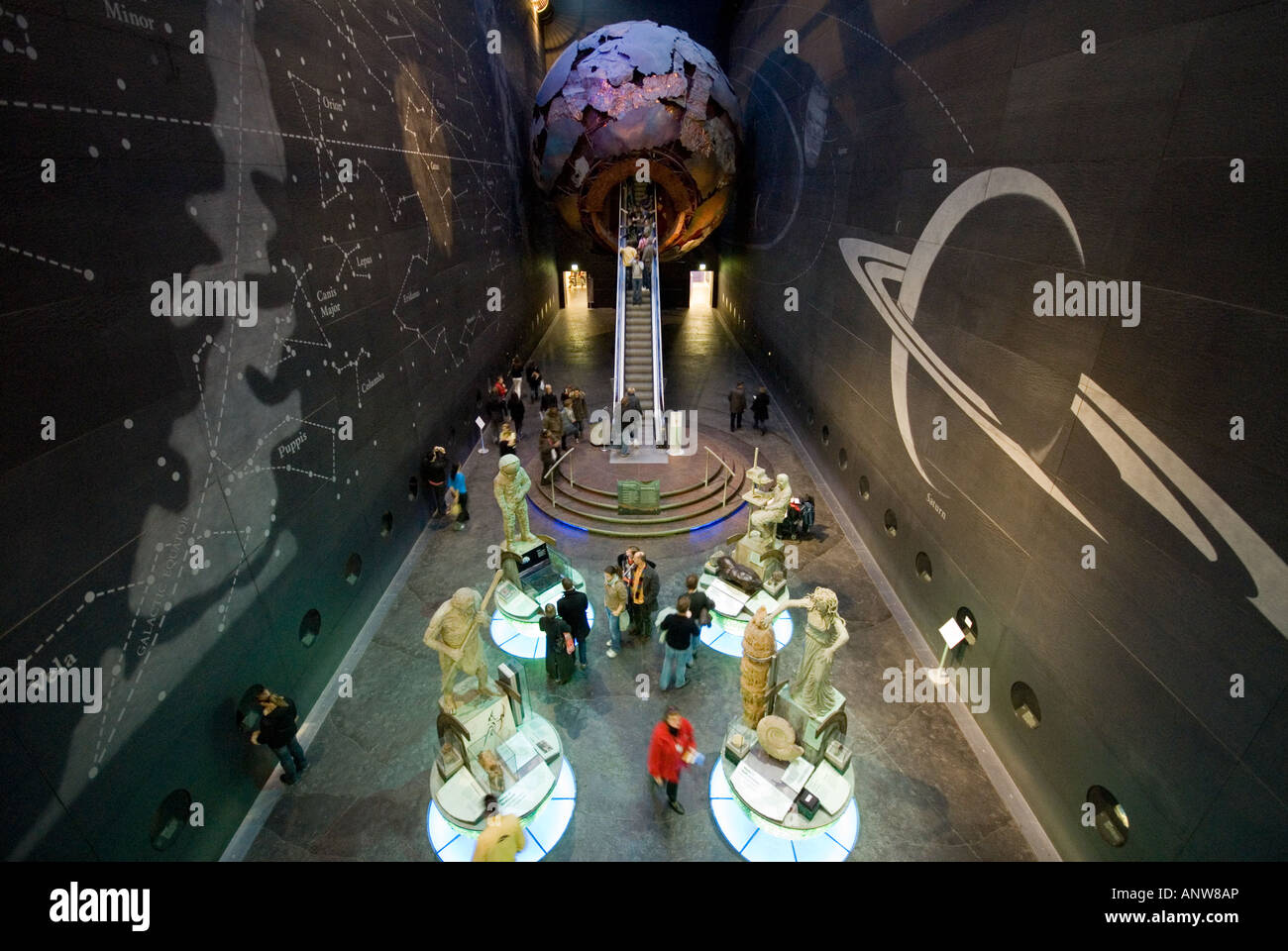 Natural History Museum the earth gallery London Stock Photo - Alamy