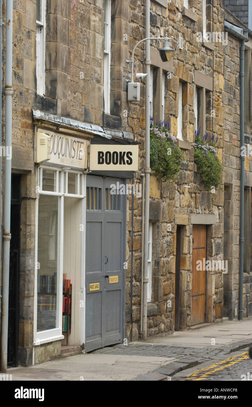 Old independent bookshop in St Andrews, Scotland Stock Photo