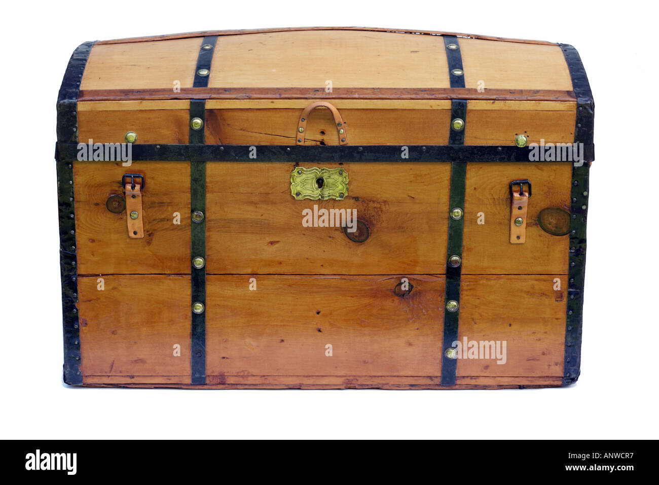 Antique trunk Stock Photo