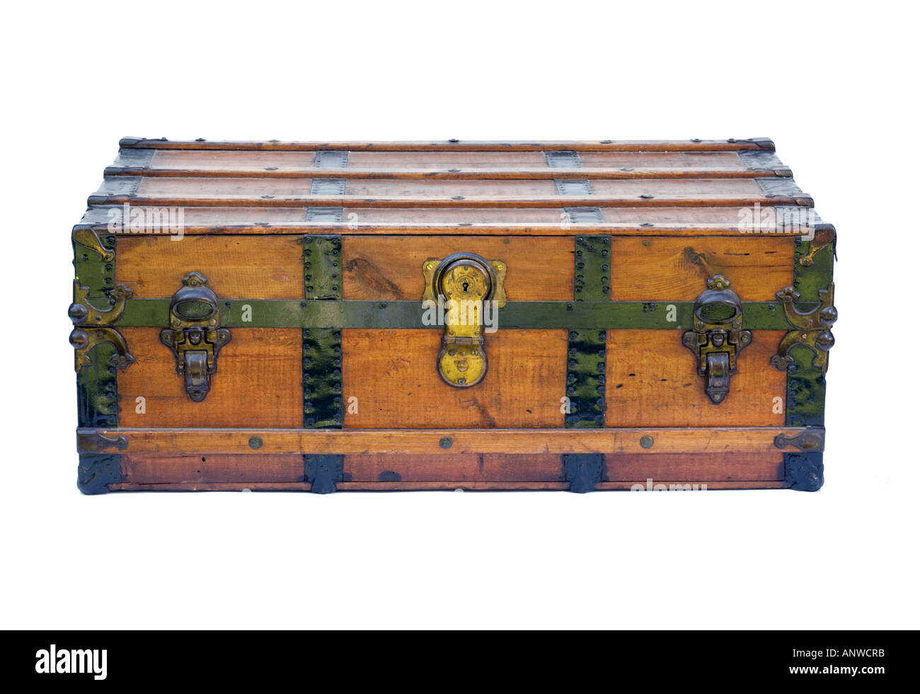 Antique trunk Stock Photo