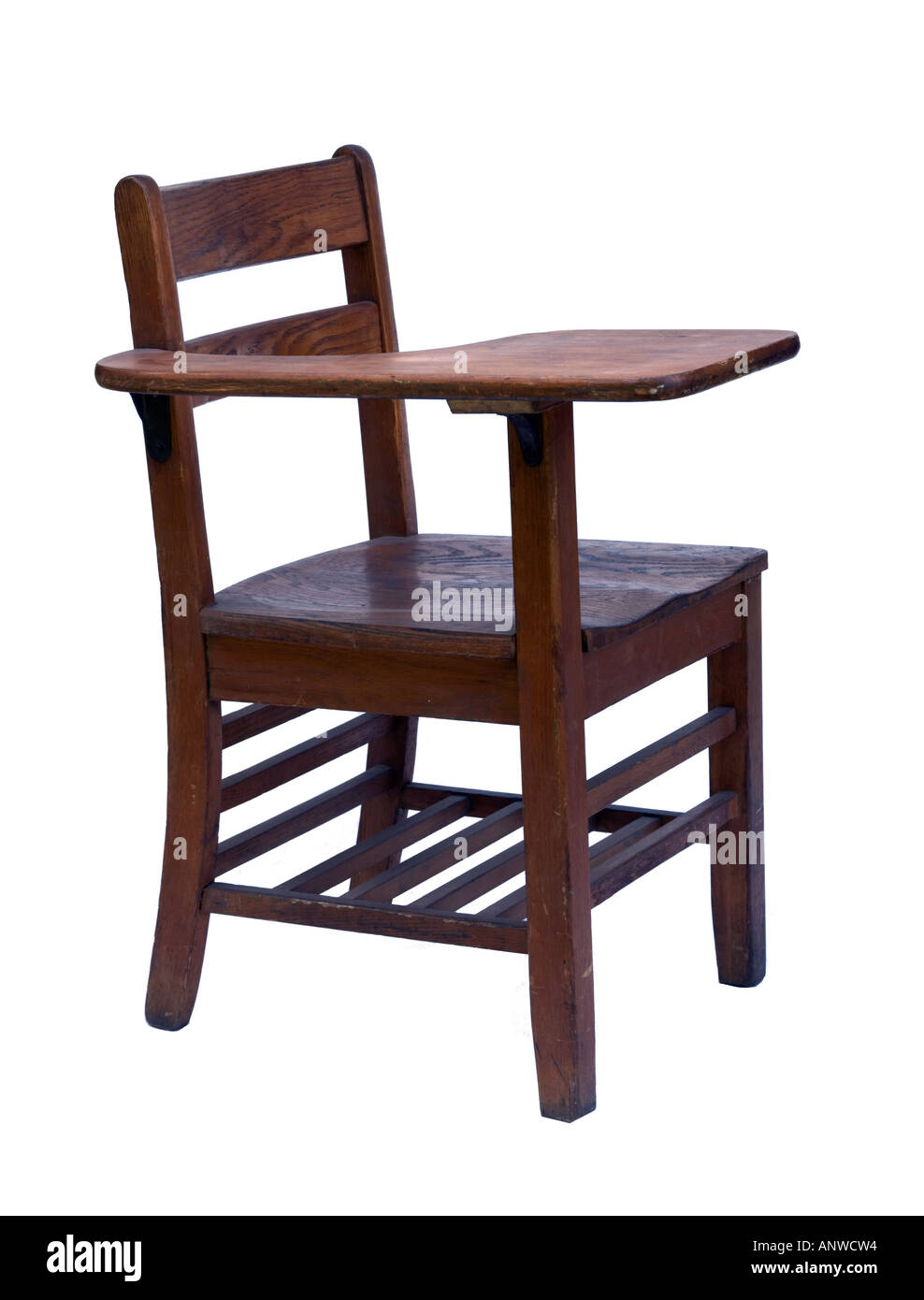 Vintage old school desk hi-res stock photography and images - Alamy