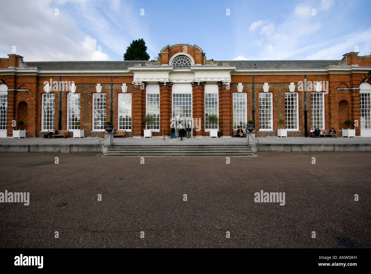orangery restaurant Kensington Palace London Stock Photo