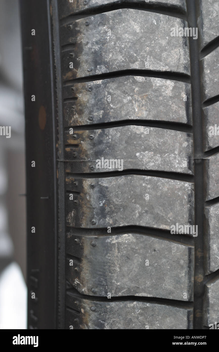 Car tyre tread pattern grip Stock Photo Alamy