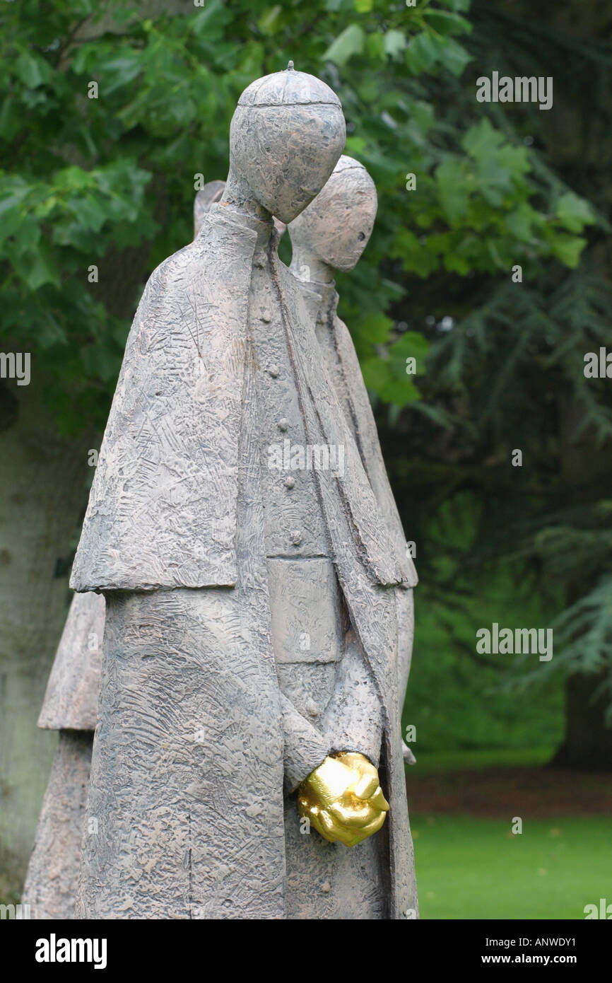 The Conclave statue by sculptor Philip Jackson Stock Photo