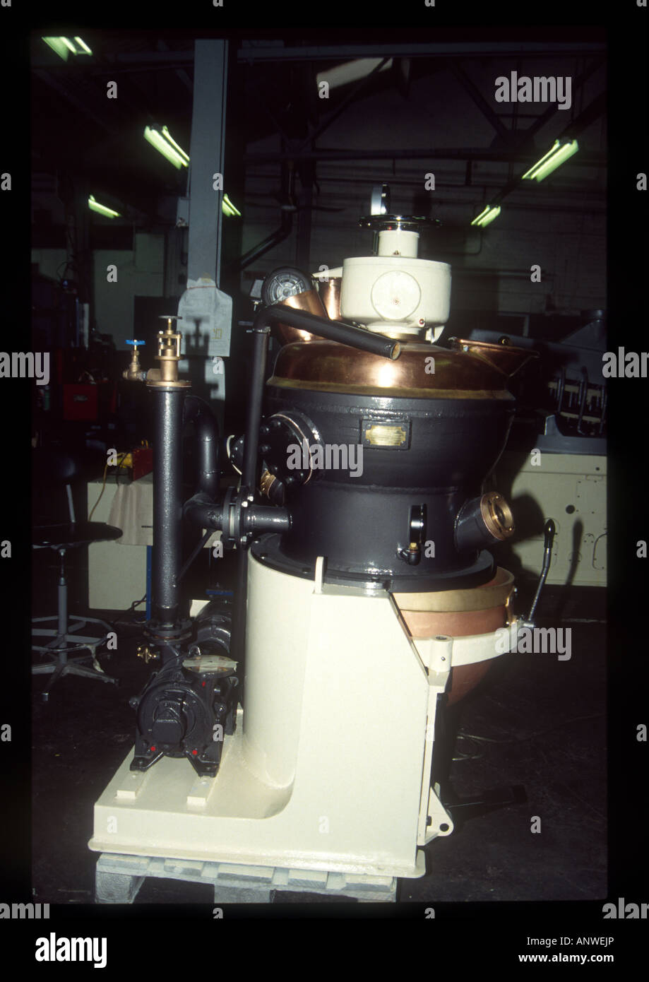 vacuum cooking machine used for making boiled sweets, hard candy or high boiled sugar products Stock Photo