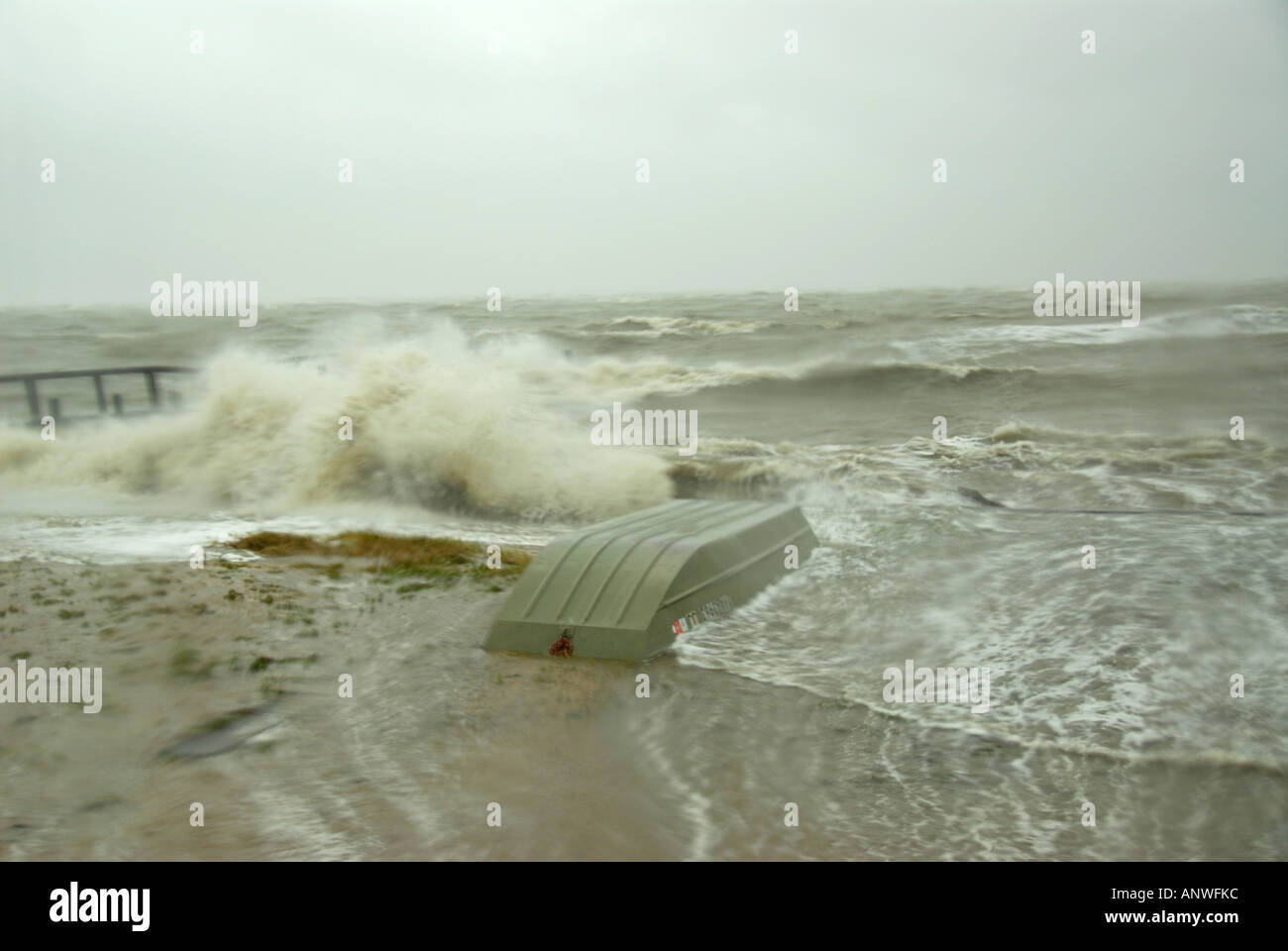 Nature Weather tropical storm hurricane waves Stock Photo