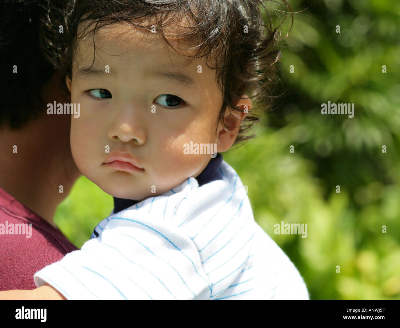 Father carrying his son hi-res stock photography and images - Alamy